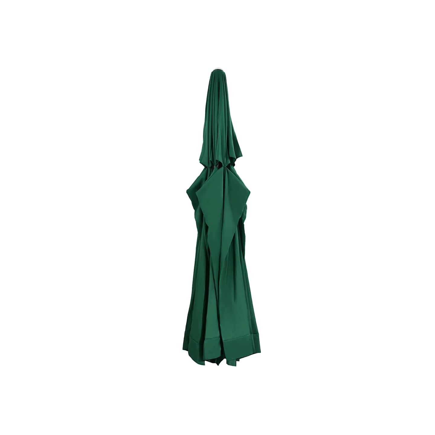 Tissu de remplacement pour parasol d'extérieur Vert 610 cm