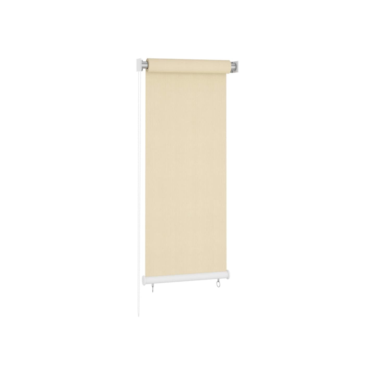 Store roulant d'extérieur couleur crème 65 (l) x 140 (H) cm HDPE