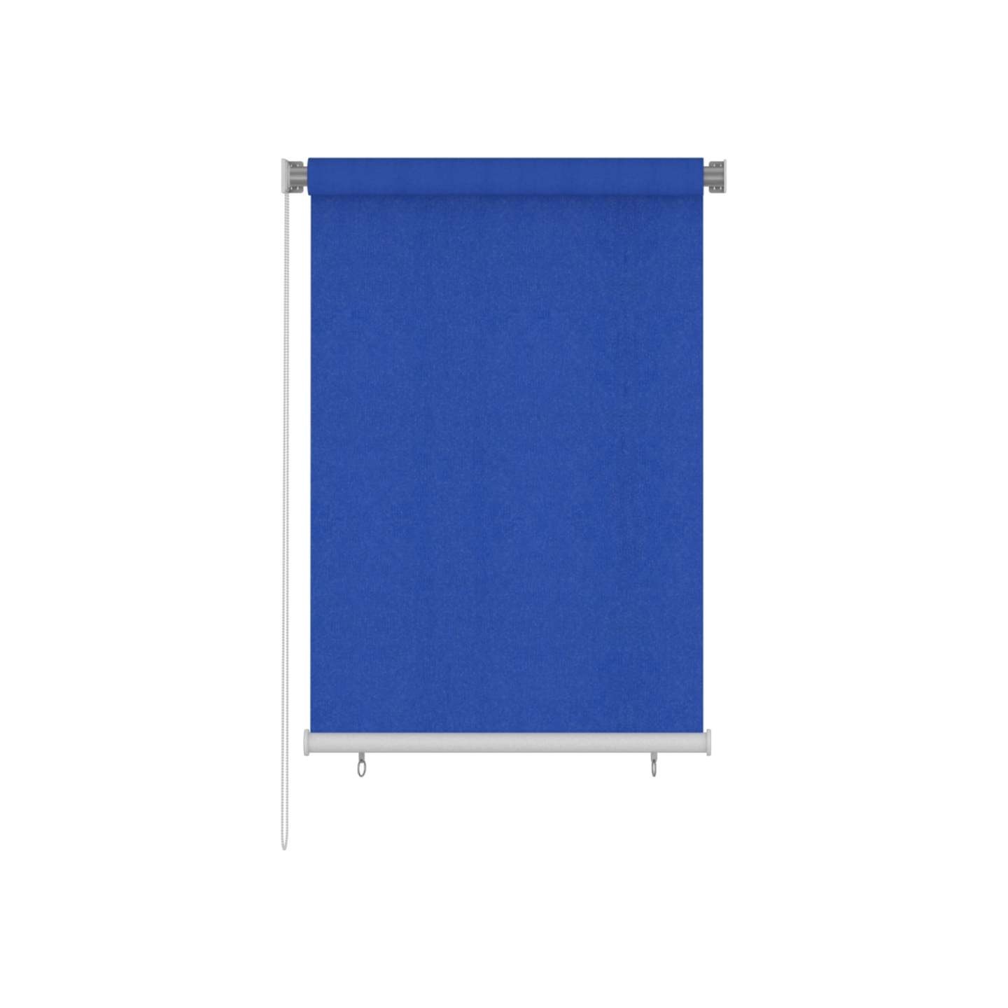 Store roulant d'extérieur 105 (l) x 140 (H) cm bleu HDPE