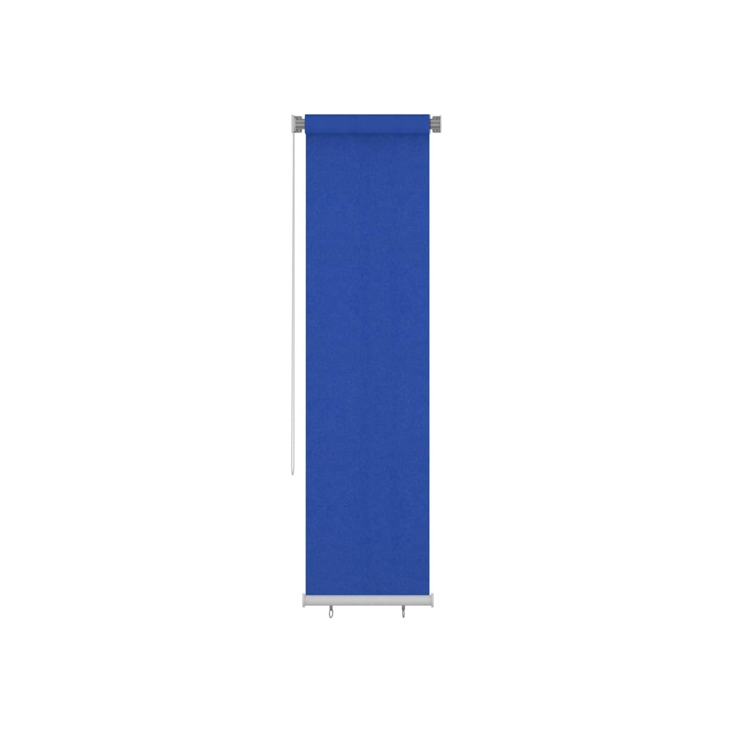 Store roulant d'extérieur 65 (l) x 230 (H) cm HDPE bleu