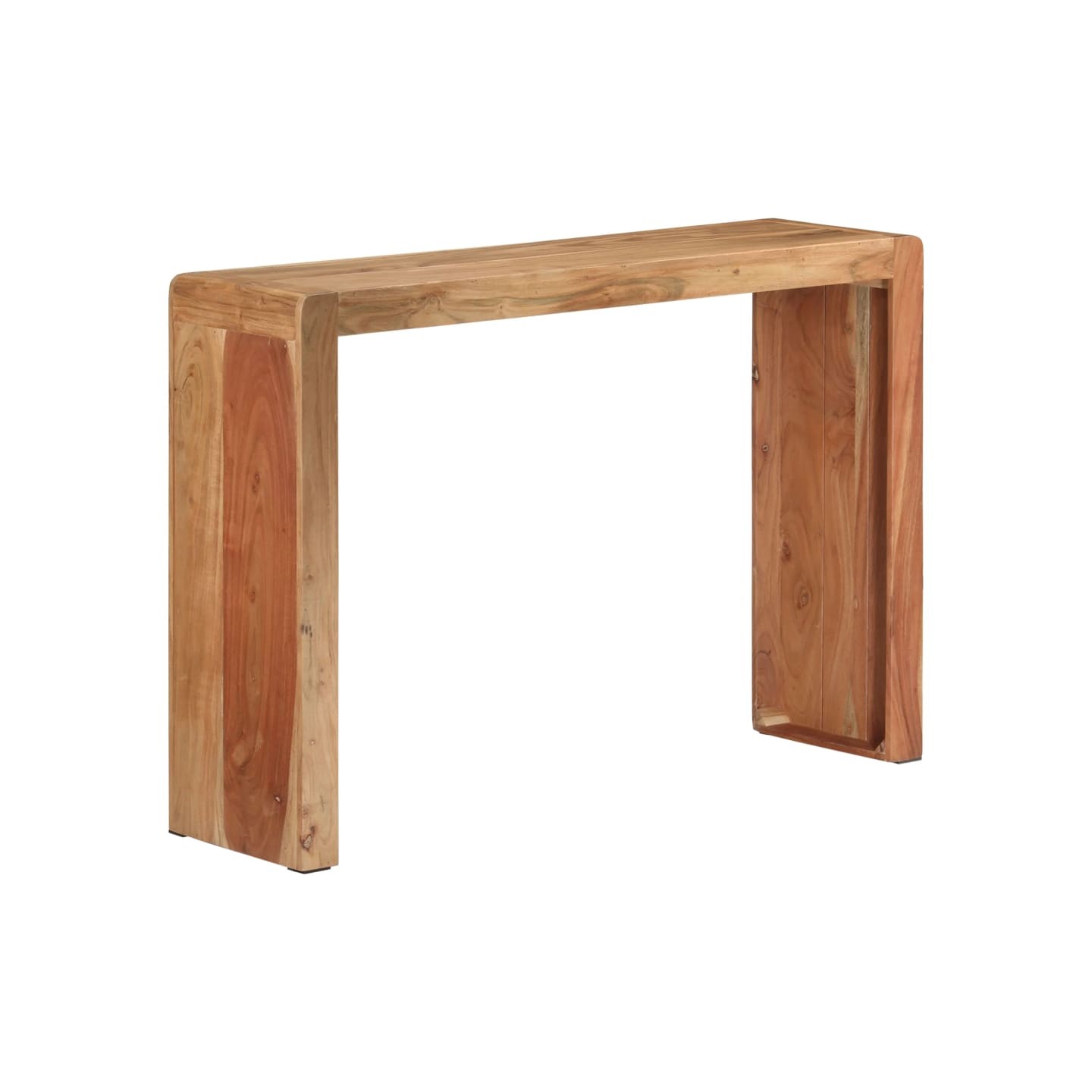 Table console 110x30x76 cm bois massif d'acacia