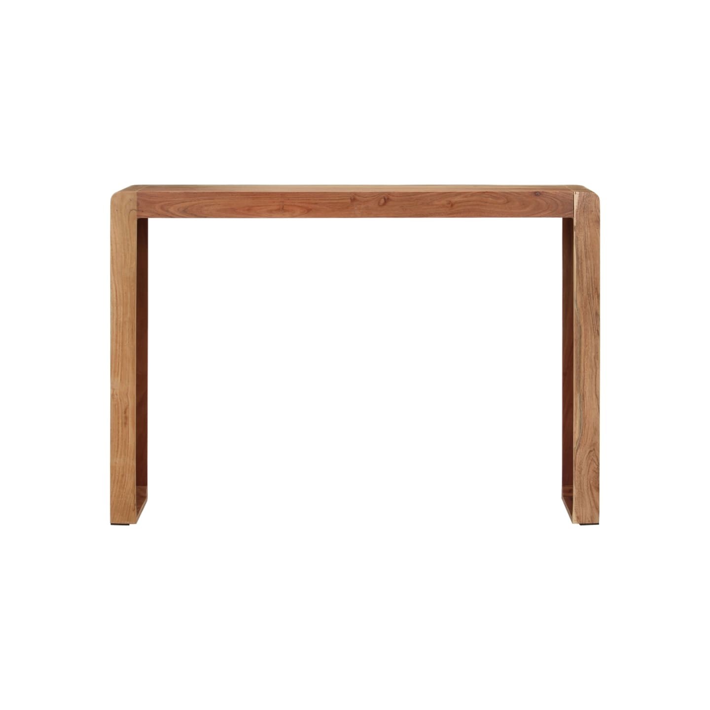 Table console 110x30x76 cm bois massif d'acacia