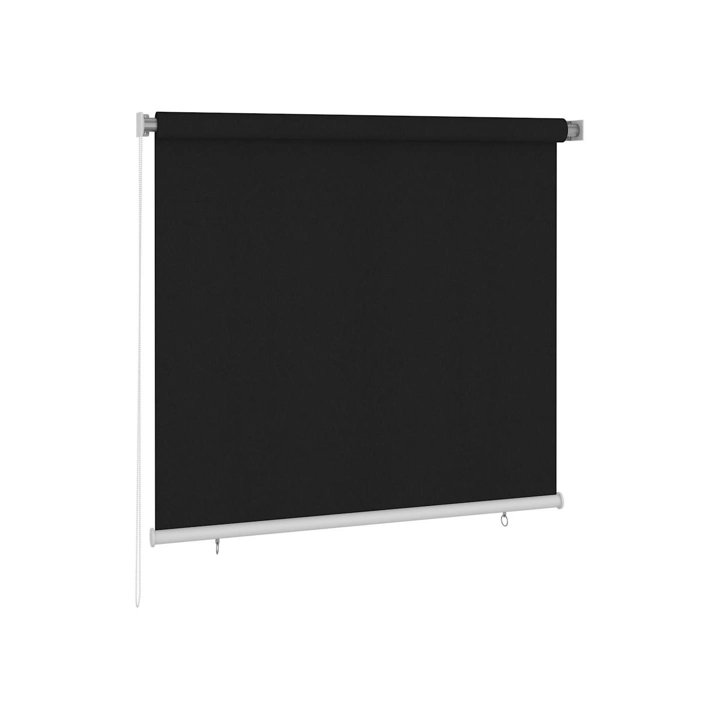 Store roulant d'extérieur 165 (l) x 140 (H) cm noir