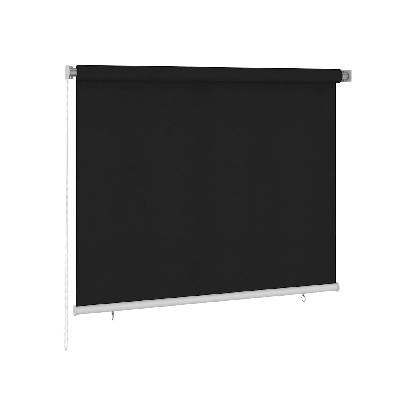 Store roulant d'extérieur 185 (l) x 140 (H) cm noir