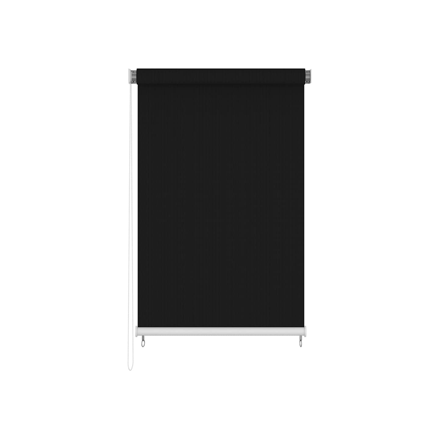 Store roulant d'extérieur 145 (l) x 230 (H) cm noir