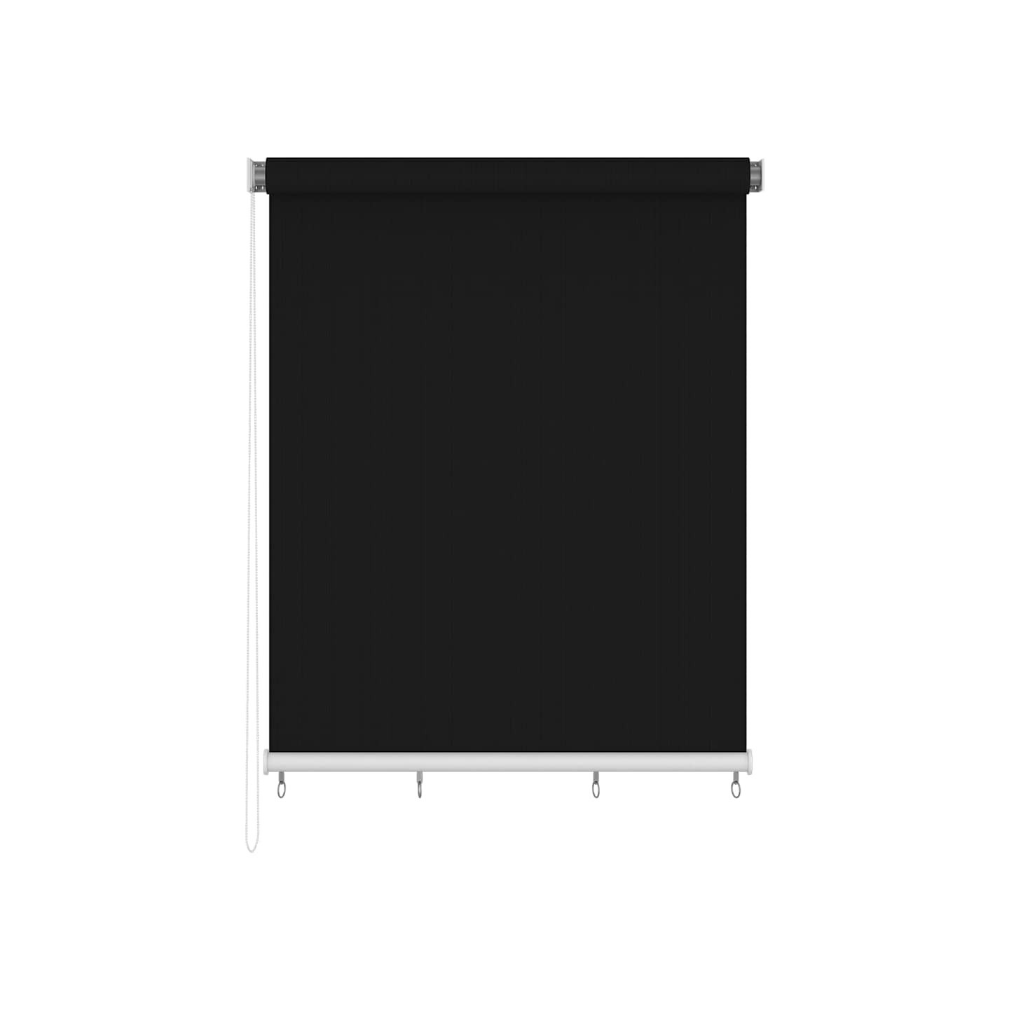 Store roulant d'extérieur 225 (l) x 230 (H) cm noir