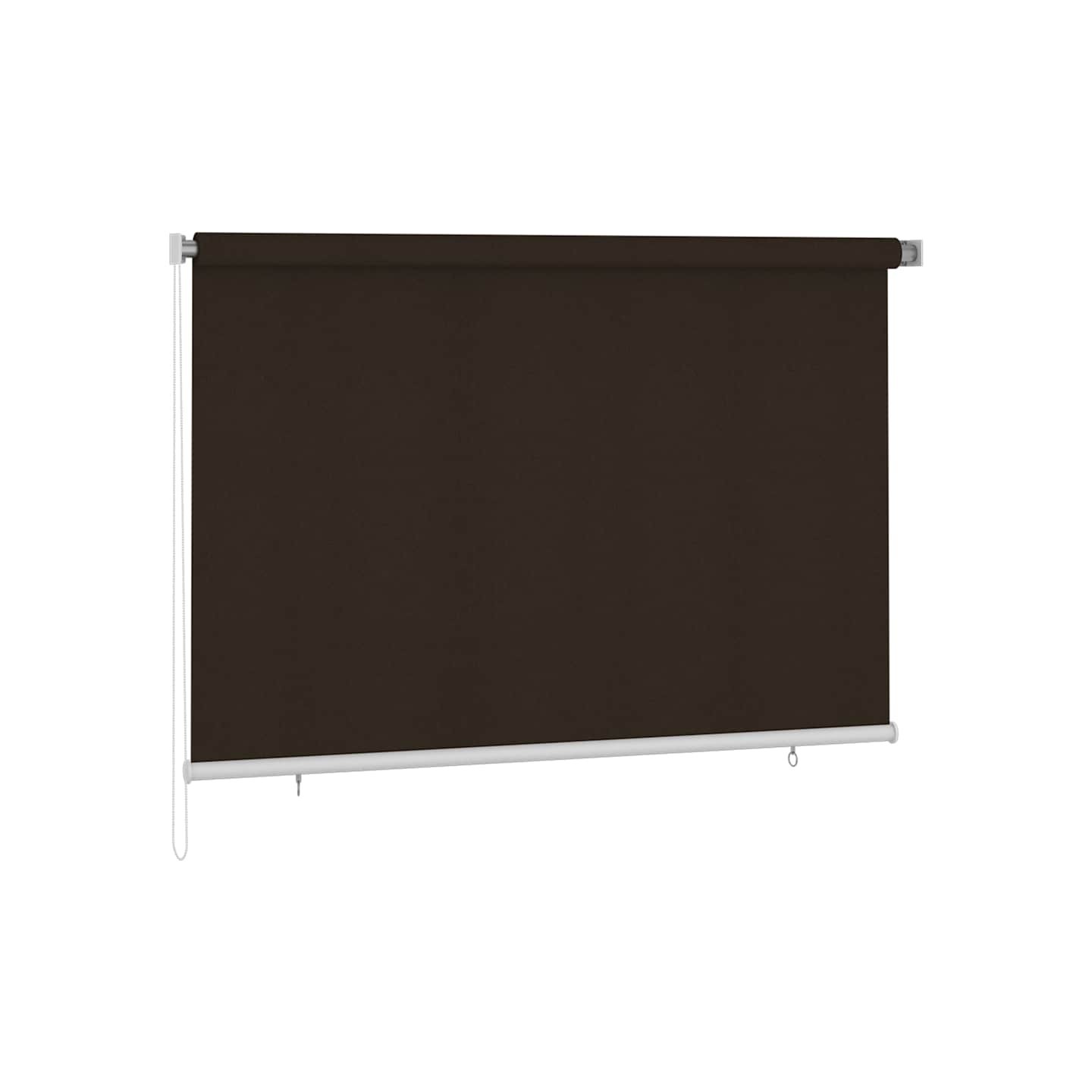 Store roulant d'extérieur 225 (l) x 140 (H) cm marron
