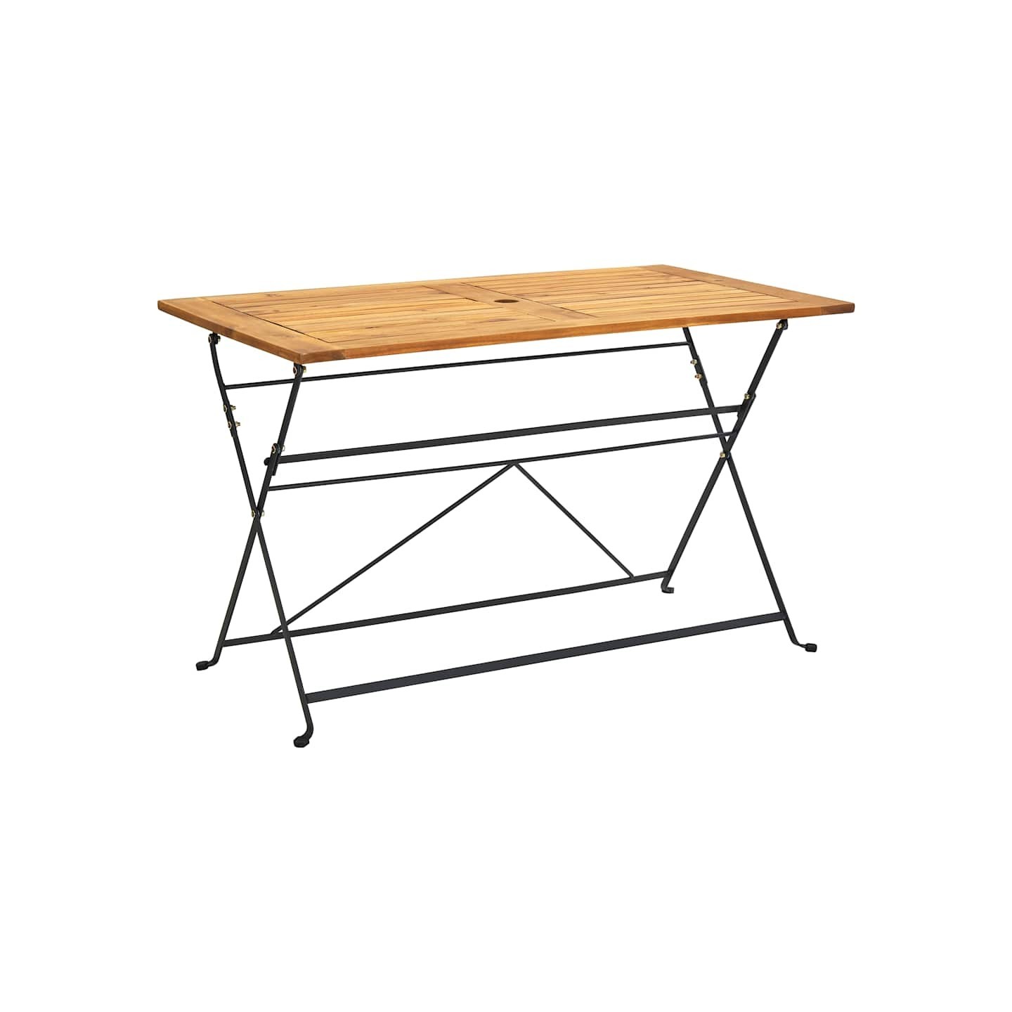 Table pliable de jardin 120x70x74 cm Bois d'acacia massif