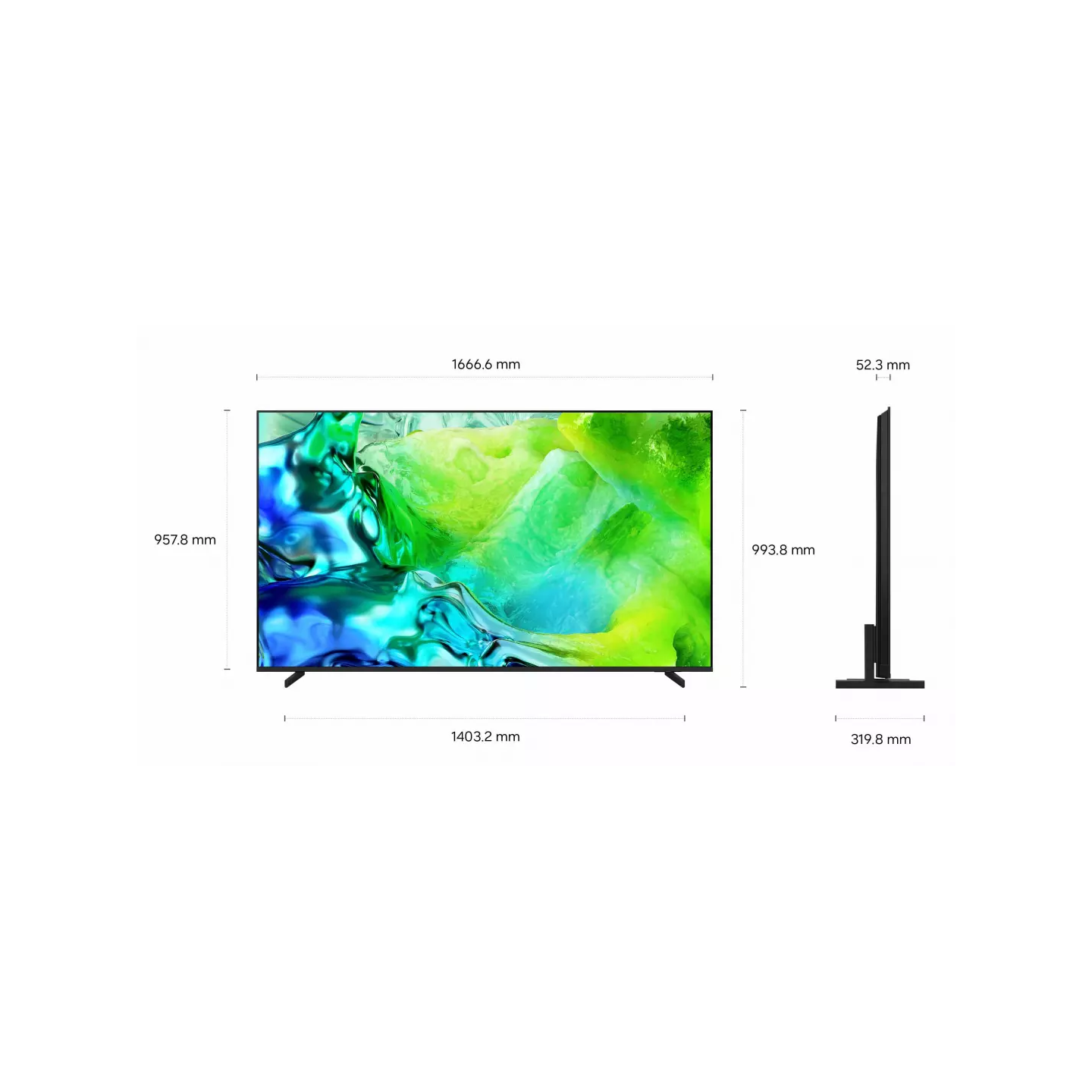 TV Neo QLED Samsung 75" TQ75QN80H 4K 144 Hz | Nimestore