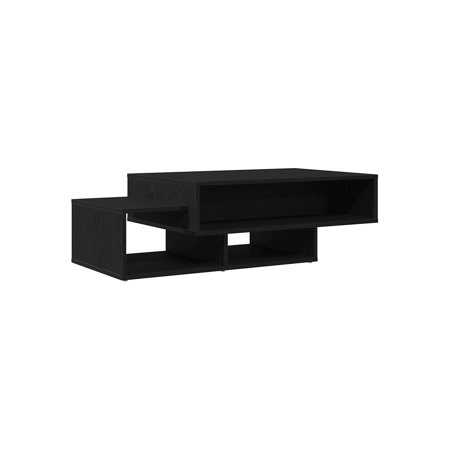 Table basse en chêne noir 105 x 55 x 32 cm bois d'ingénierie