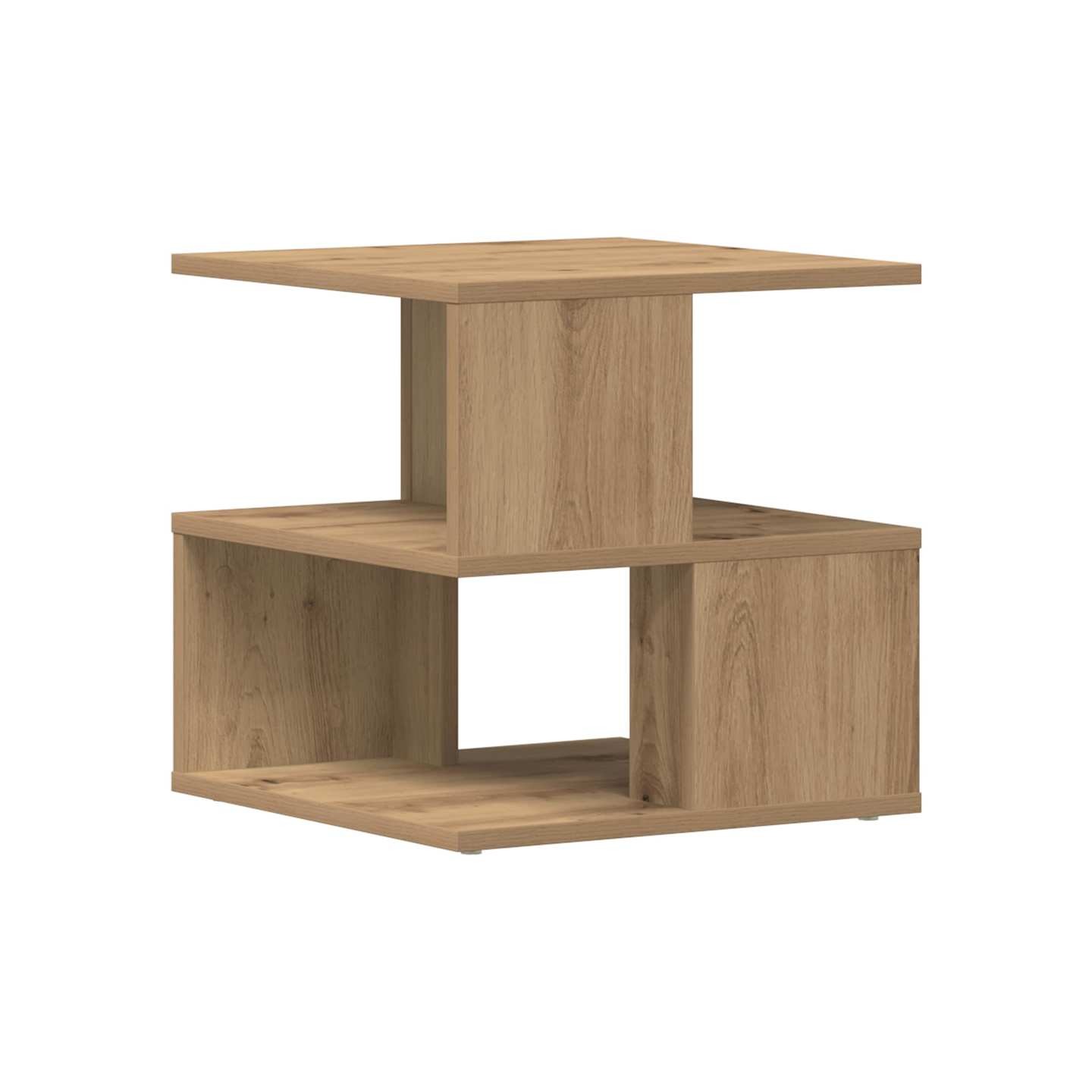 Table d'appoint Chêne artisanal 40 x 40 x 40 cm