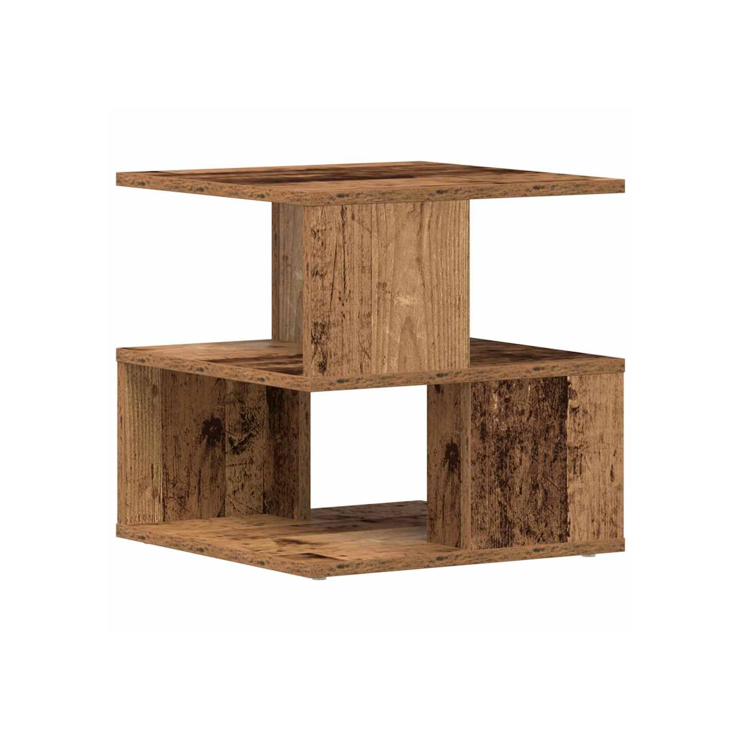 Table d'appoint Bois Ancien 40 x 40 x 40 cm Bois d'ingénierie