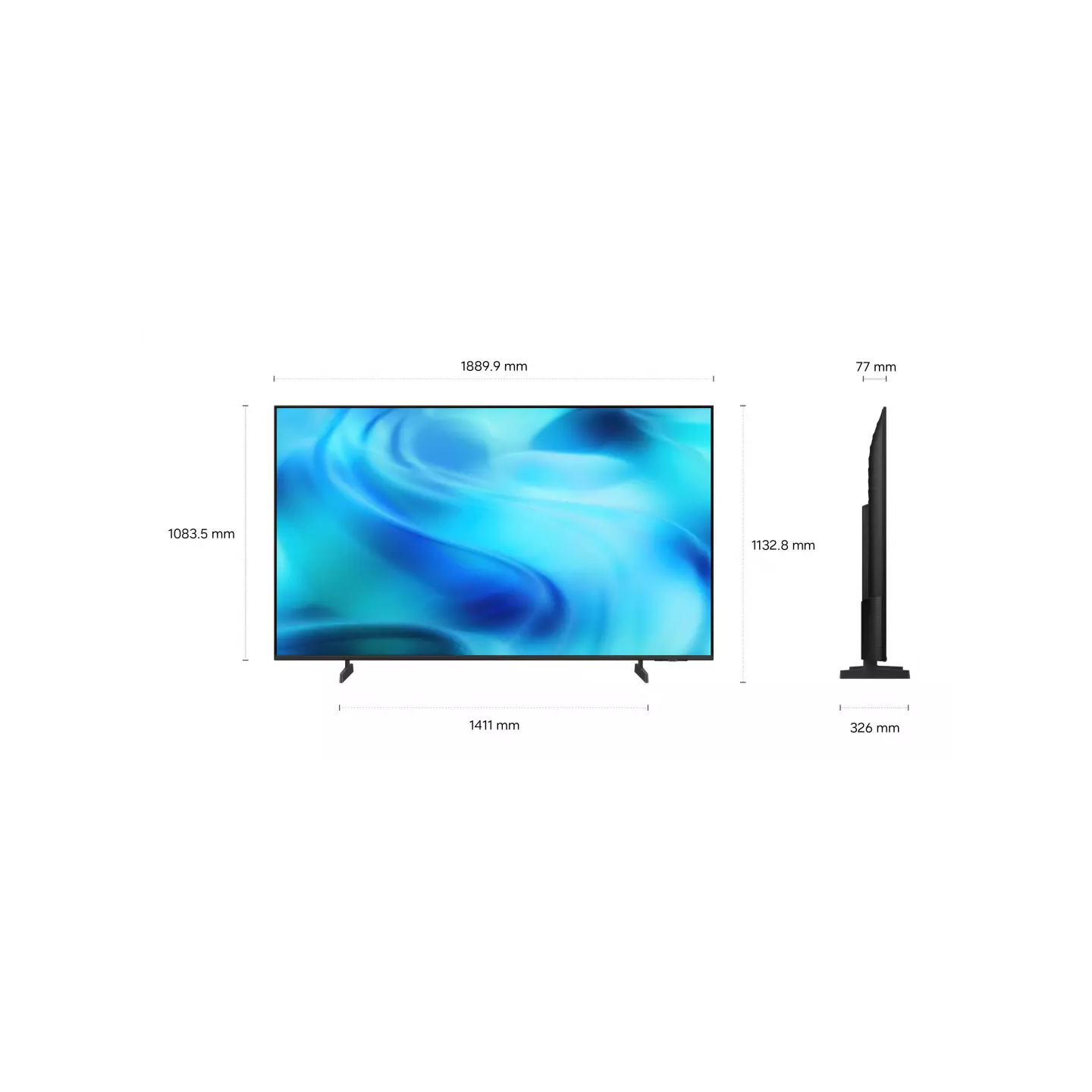 TV LED Samsung 85" TU85U7005H 4K Crystal UHD | Nimestore