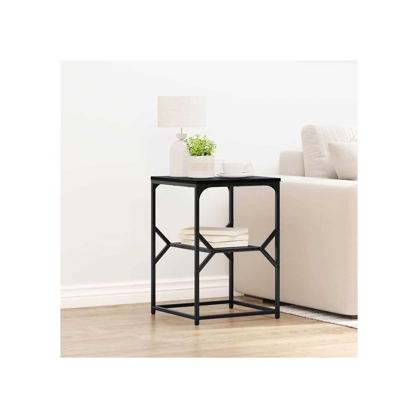Table d'appoint Chêne noir 41 x 40 x 60 cm