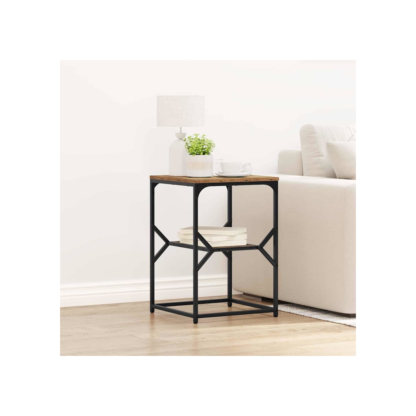 Table d'appoint Bois Ancien 41 x 40 x 60 cm