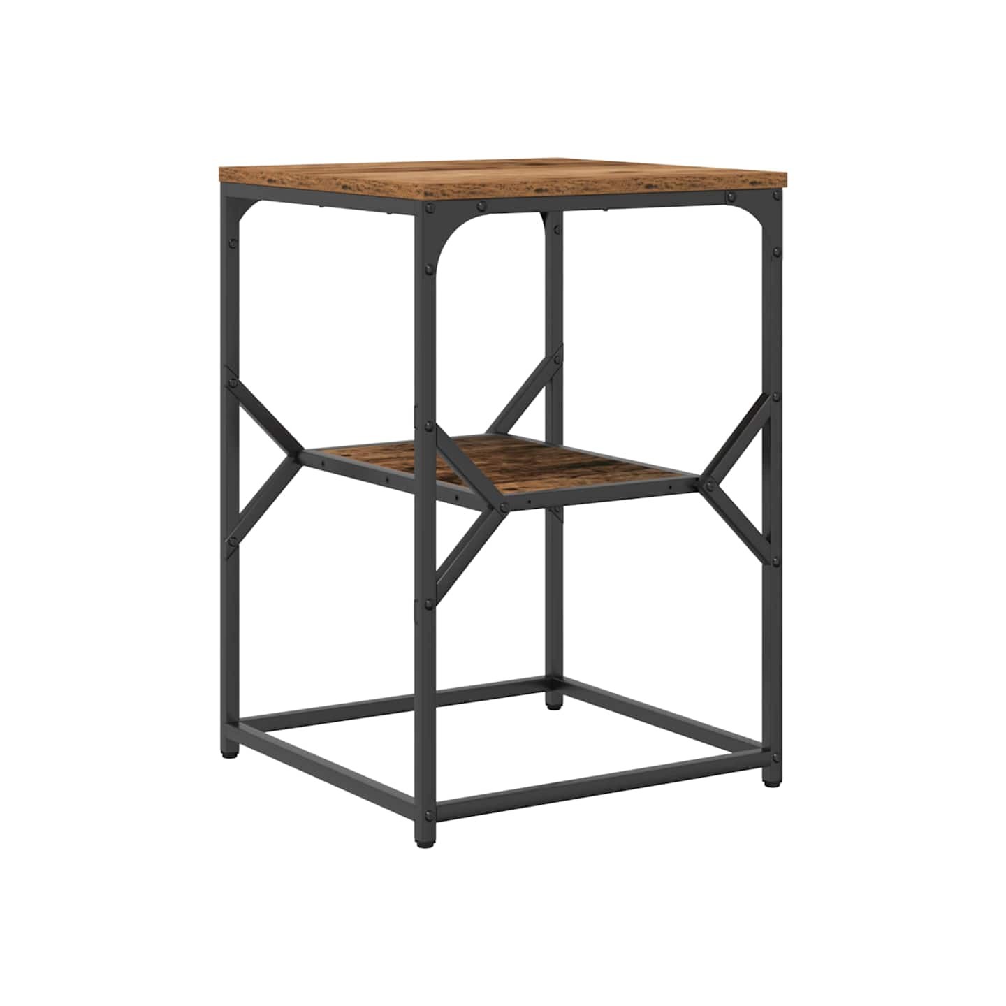 Table d'appoint Bois Ancien 41 x 40 x 60 cm