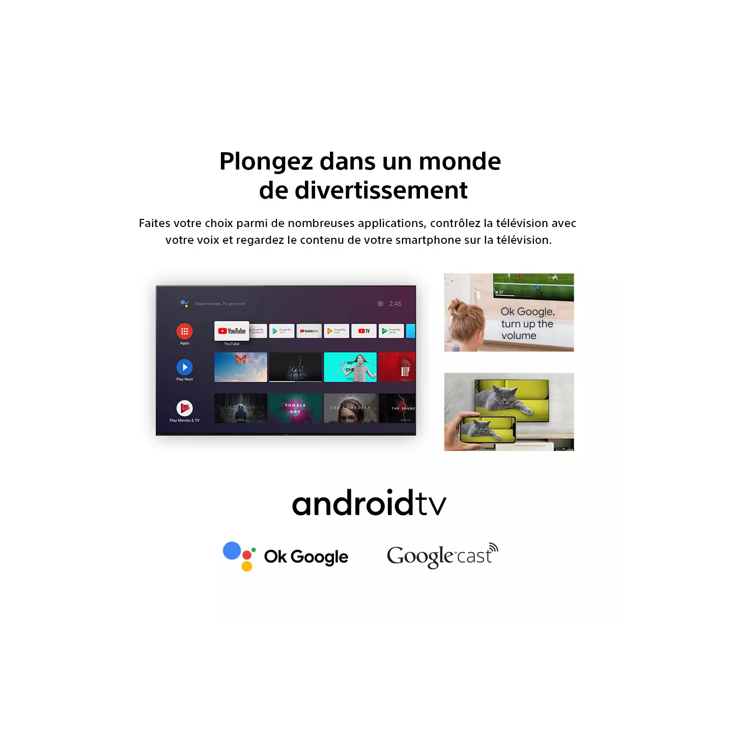 TV LED Sony KD32W800P1 32" HD Android TV | Nimestore