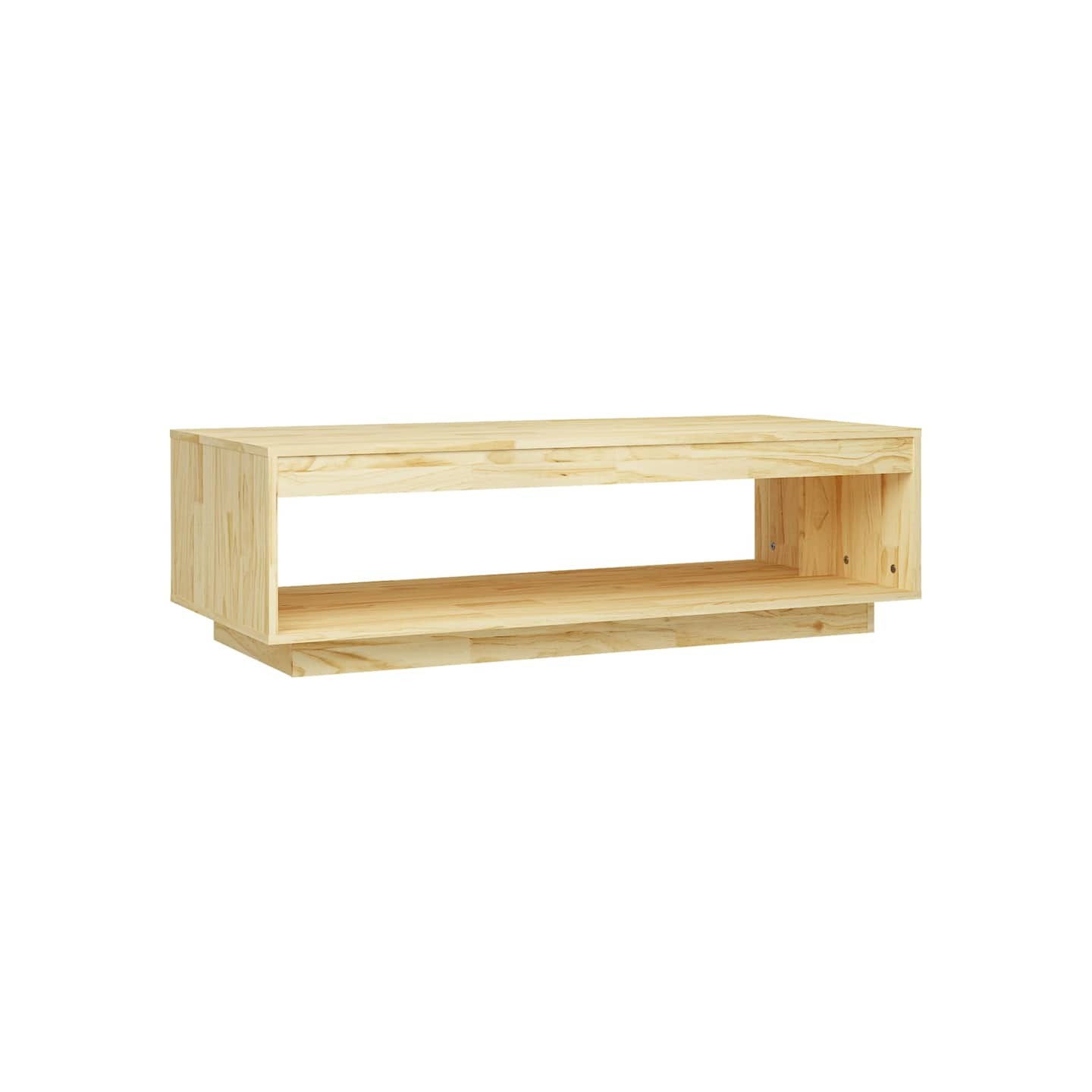 Table basse 110x50x33,5 cm bois de pin massif