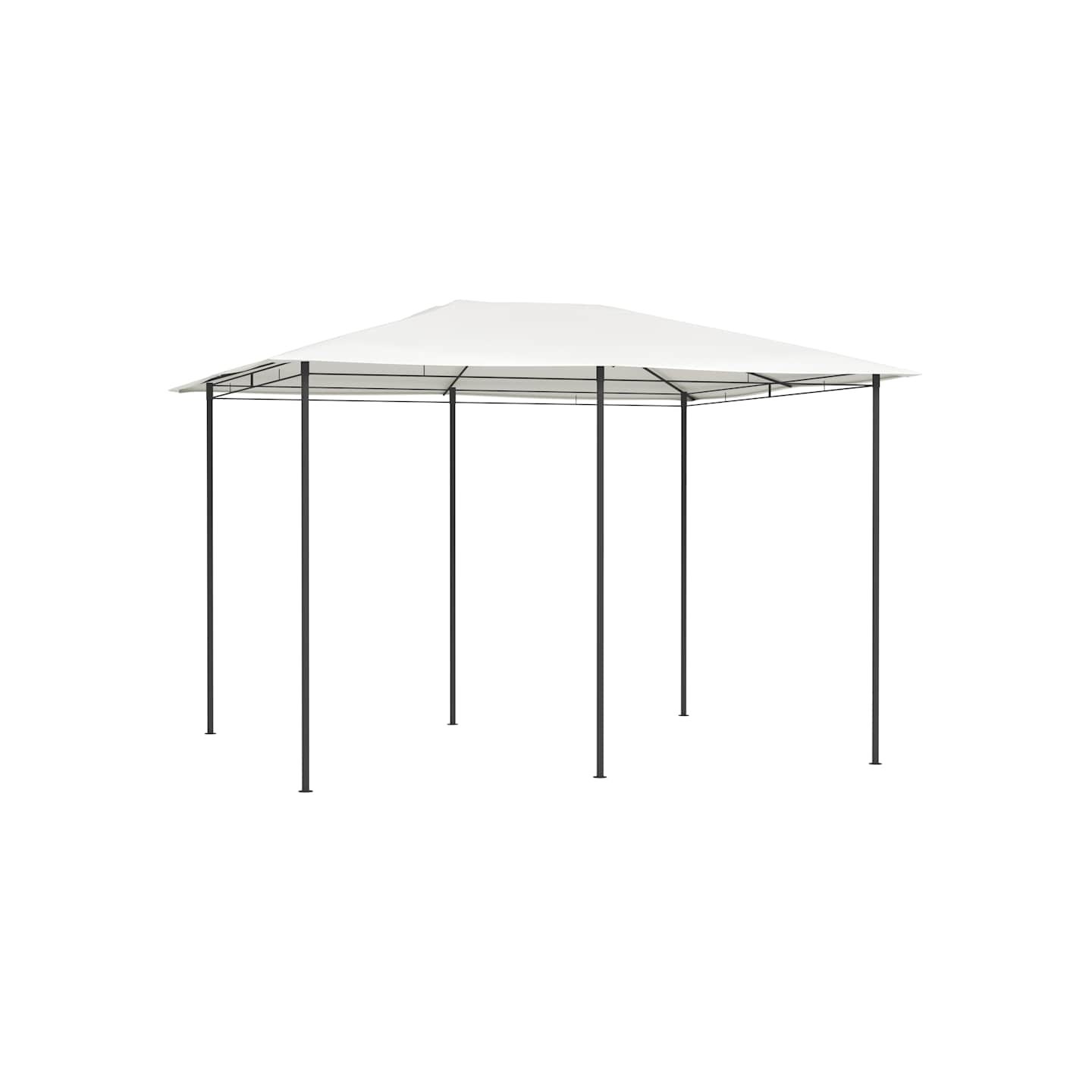 Belvédère 3x4x2,6 m Crème 160 g/m²