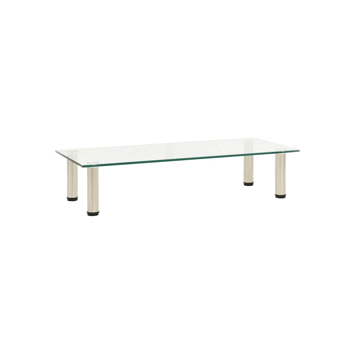 Meuble TV Transparent 80x35x17 cm Verre trempé