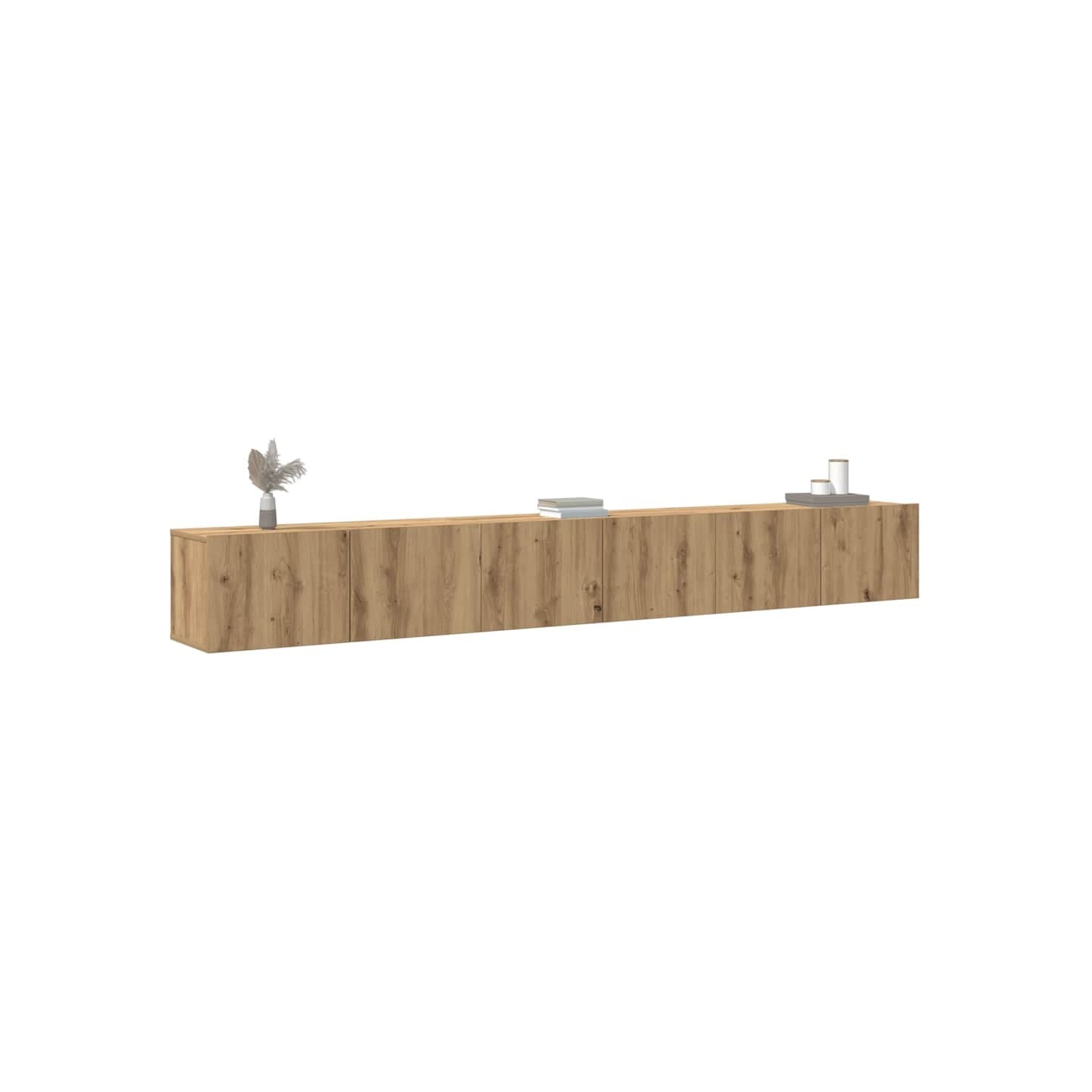 Ensemble de meuble TV mural 3 pcs chêne artisanal