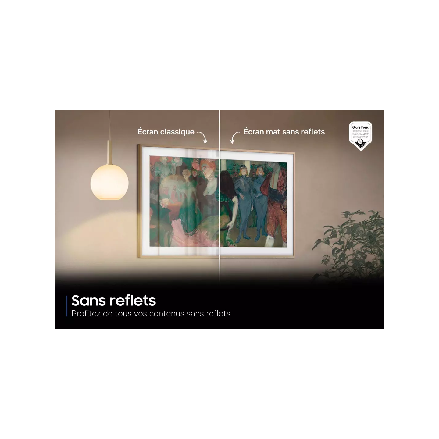 TV Neo QLED Samsung The Frame Pro 65" TQ65LS03HW | Nimestore