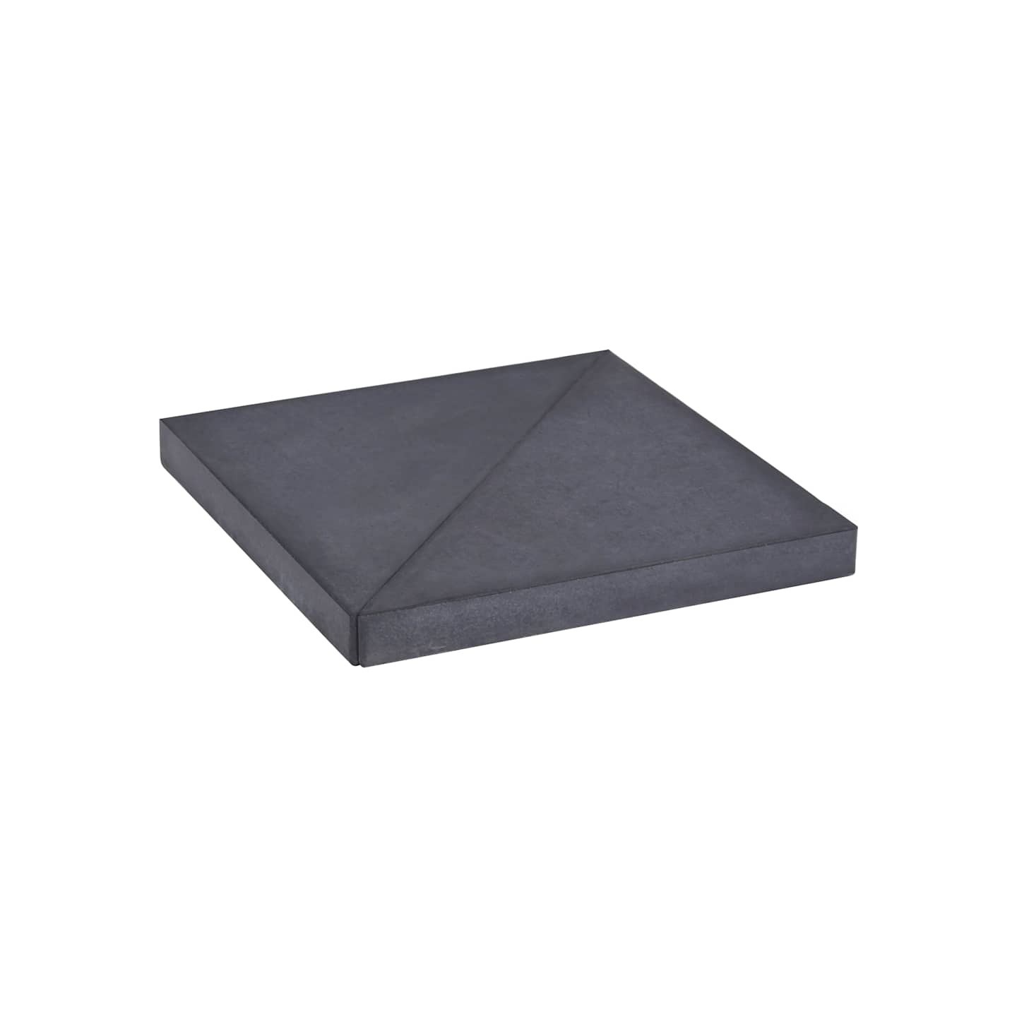 Plaque de poids de parasol Noir Granite Carré 15 kg