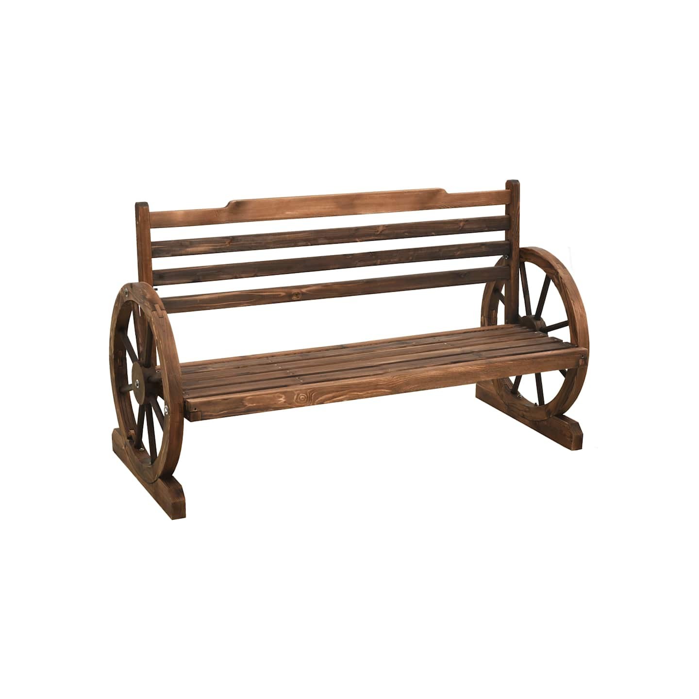 Banc de jardin 112 cm bois de sapin massif