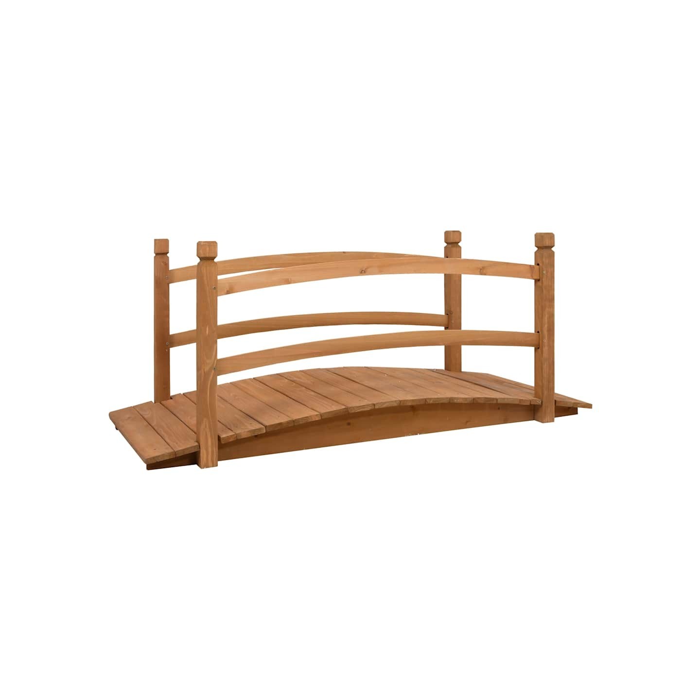 Pont de jardin 140x60x60 cm Bois de sapin massif