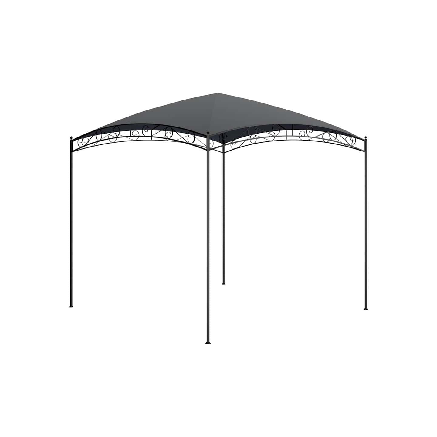 Belvédère 3x3x2,65 m Anthracite 180 g/m²