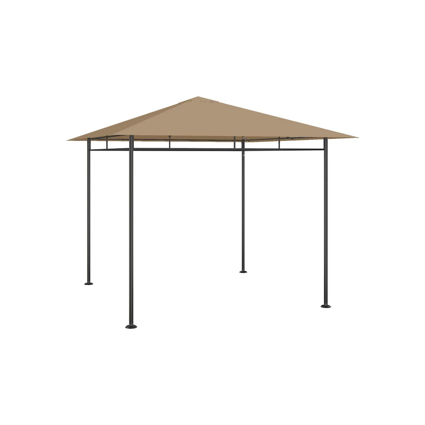Belvédère 3x3x2,7 m Taupe 180 g/m²