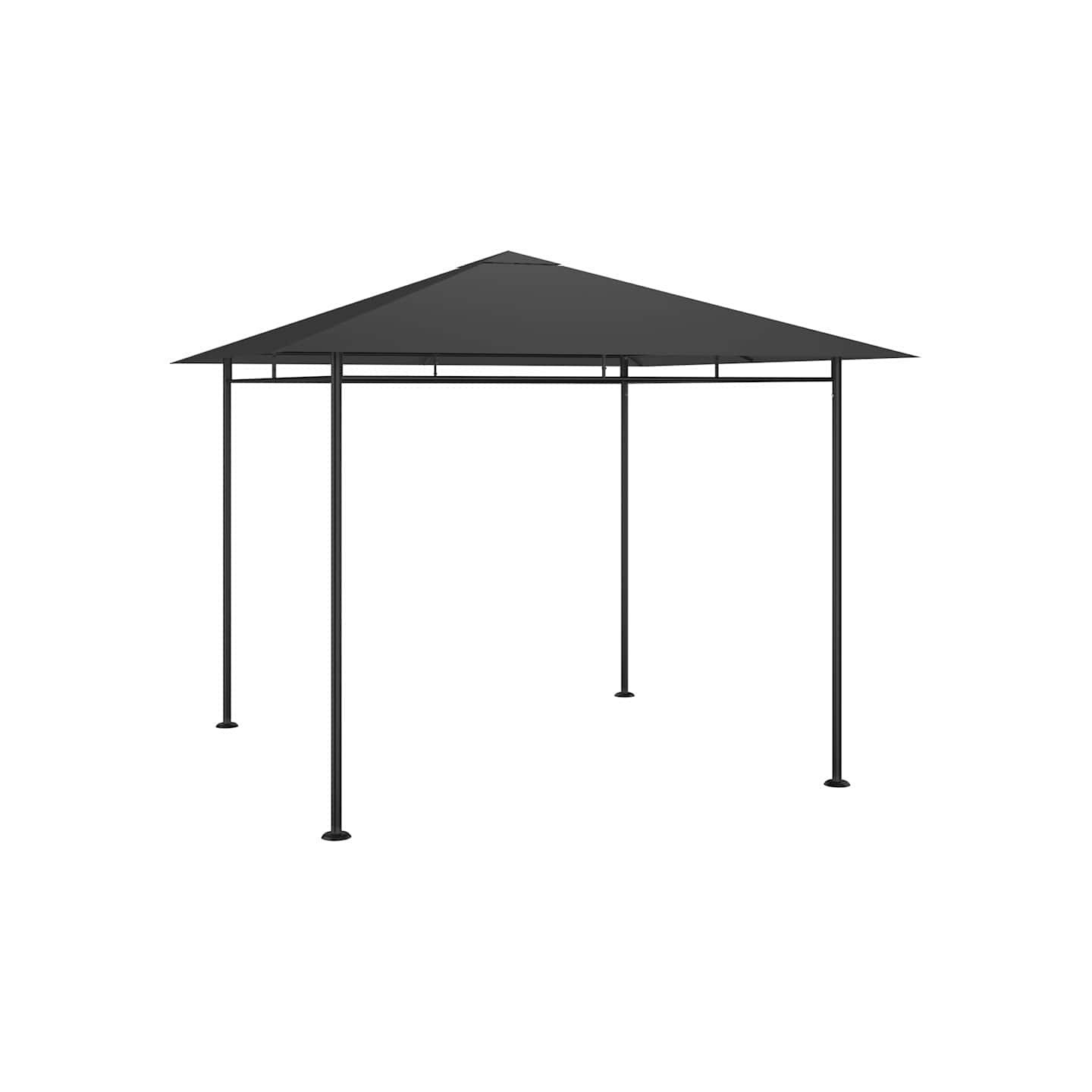 Belvédère 3x3x2,7 m Anthracite 180 g/m²