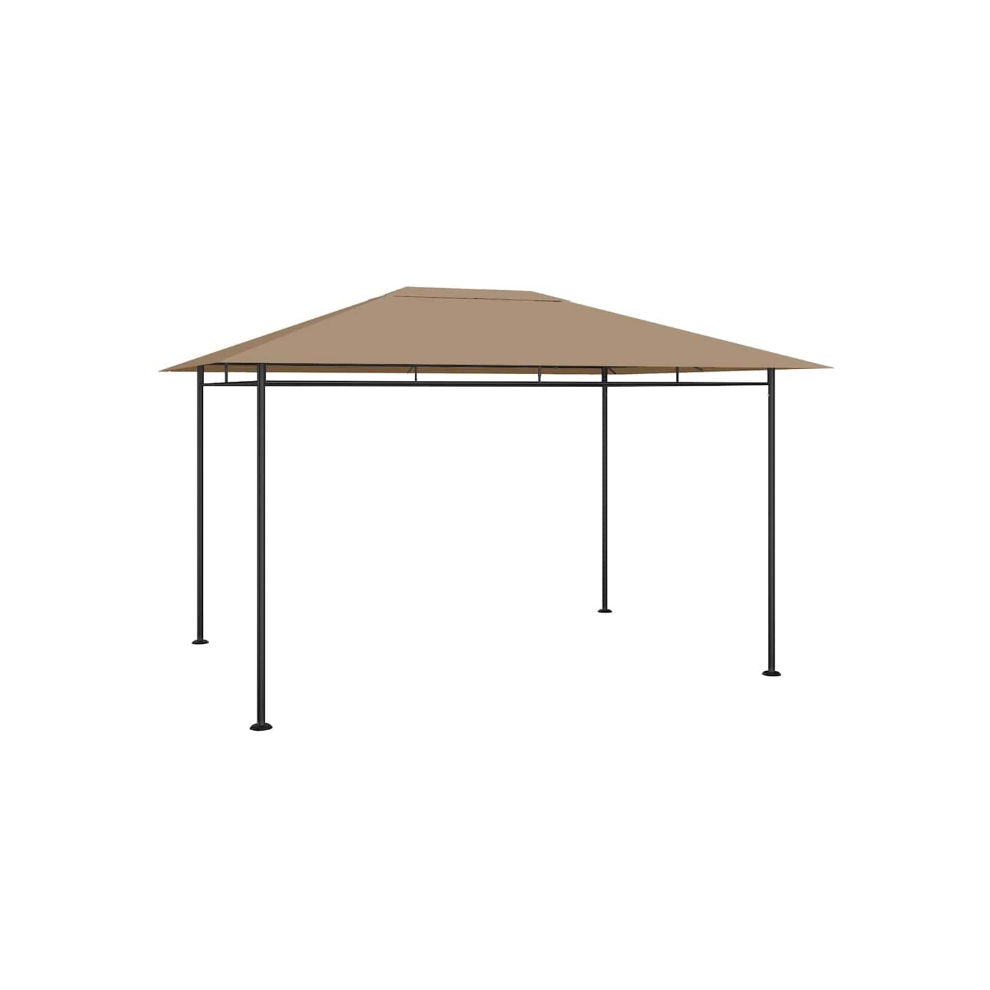Belvédère 384x281x270 cm Taupe 180 g/m²