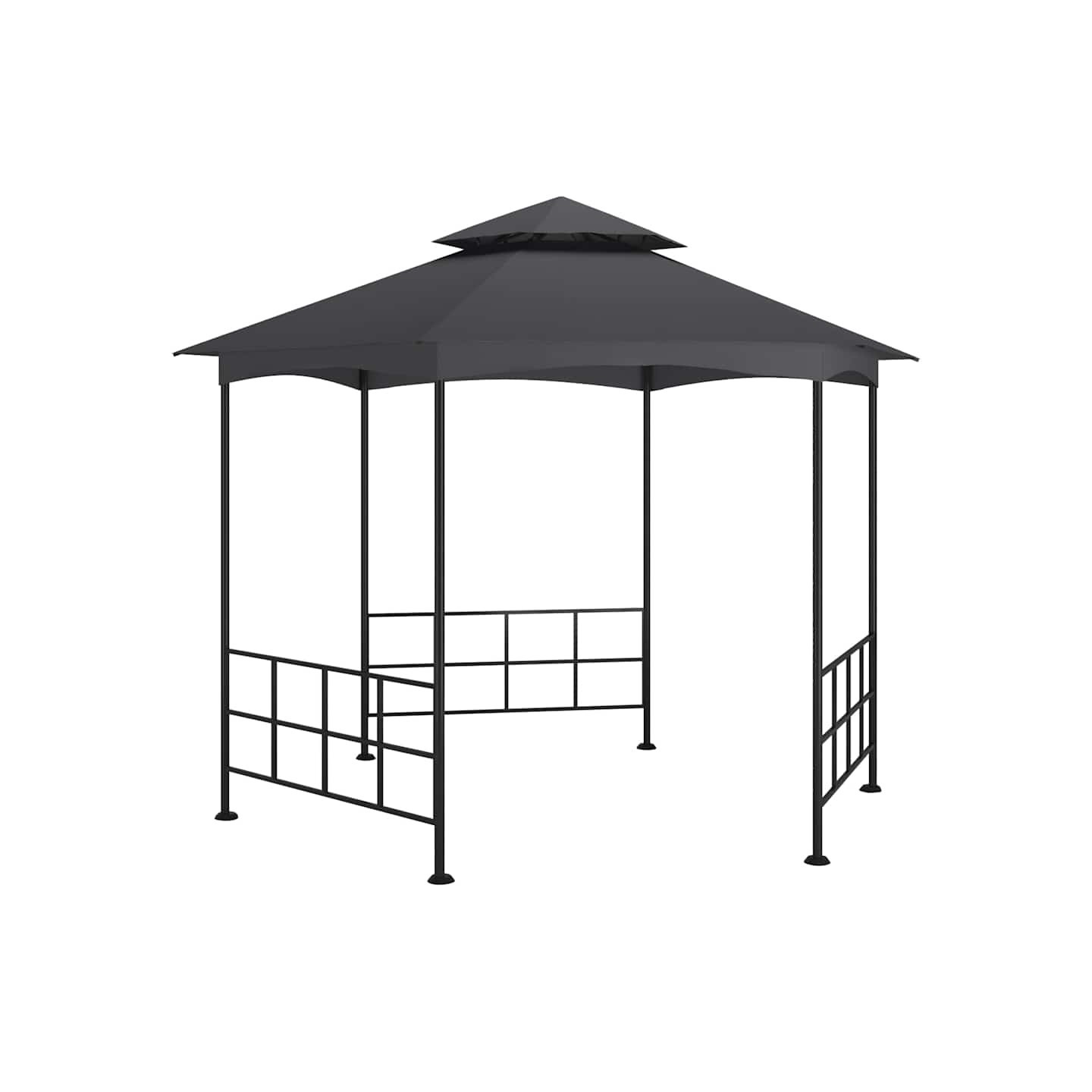 Belvédère avec parois 3,1x2,7 m Anthracite