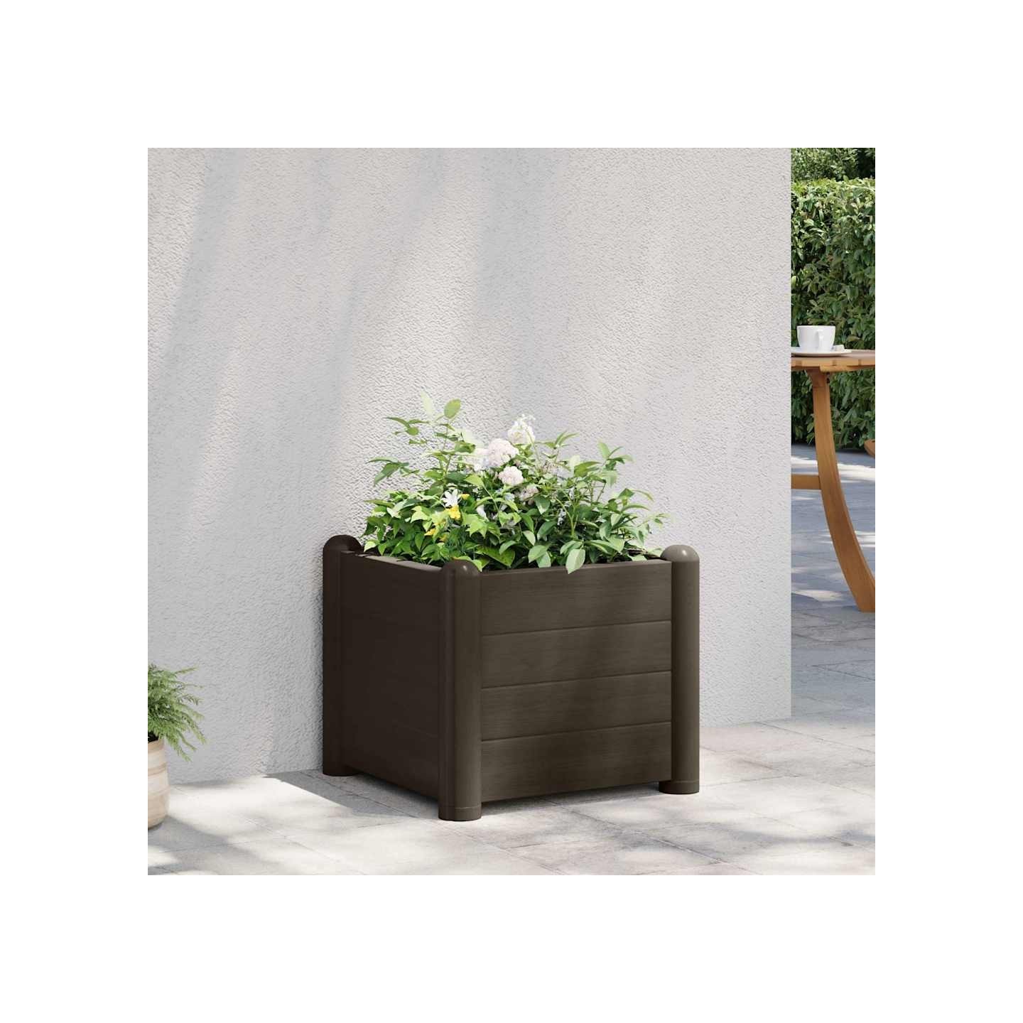 Lit surélevé de jardin PP Moka 43x43x35 cm