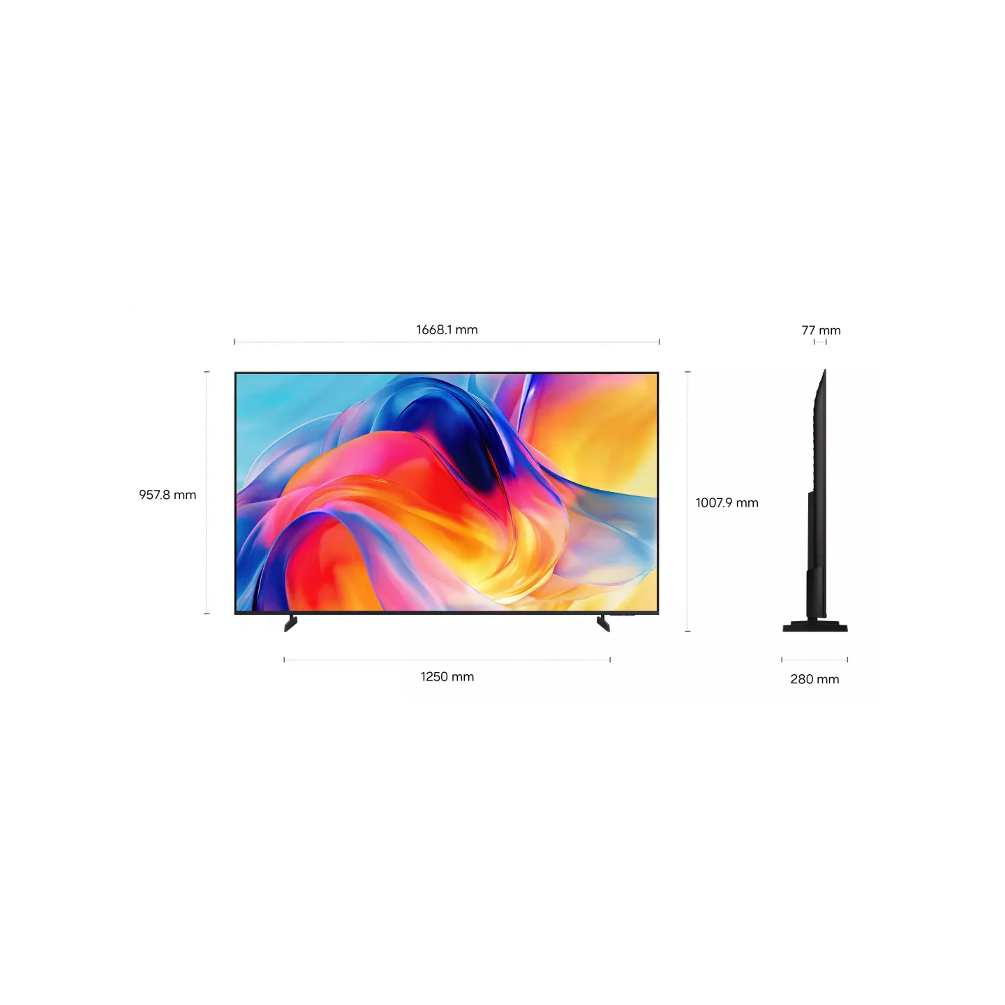 TV Mini LED Samsung 75" TU75M74H 4K HDR10+ | Nimestore