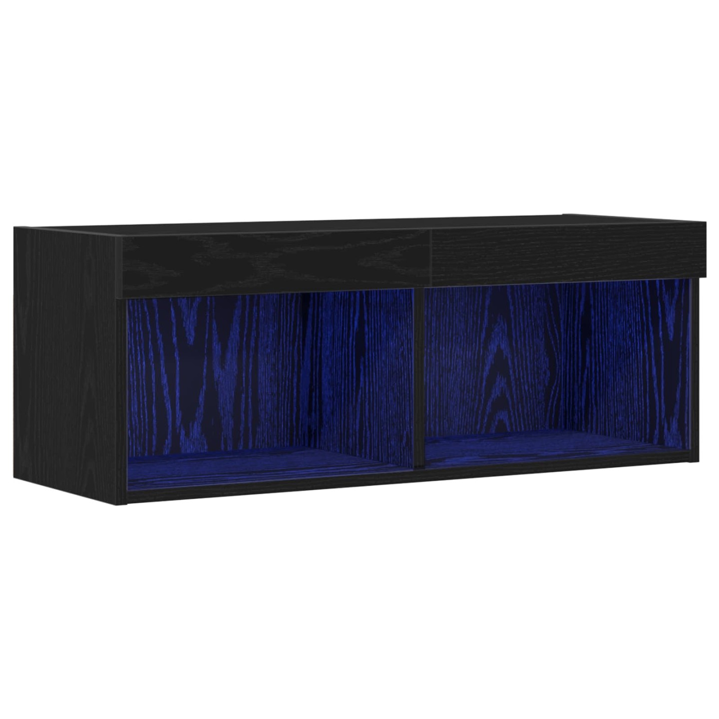 Ensemble meuble TV 80 x 30 x 30 cm Chêne noir Bois d'ingénierie