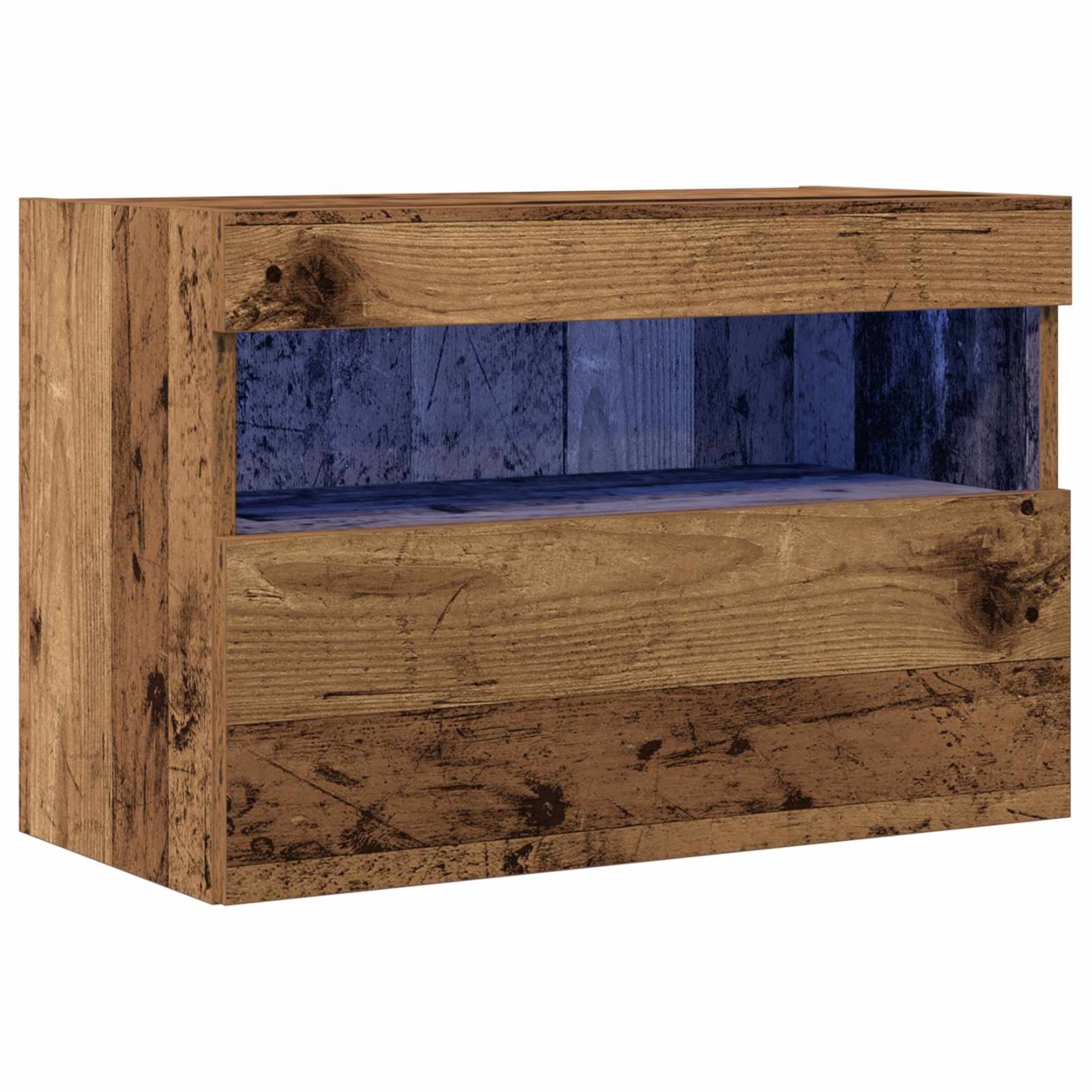 Meuble TV mural 60 x 30 x 40 cm Bois ancien Bois d'ingénierie