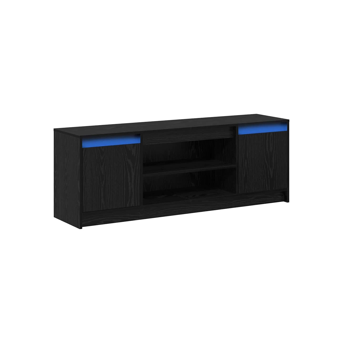 Unites TV 139,5 x 34 x 50 cm Noir Bois d'ingénierie