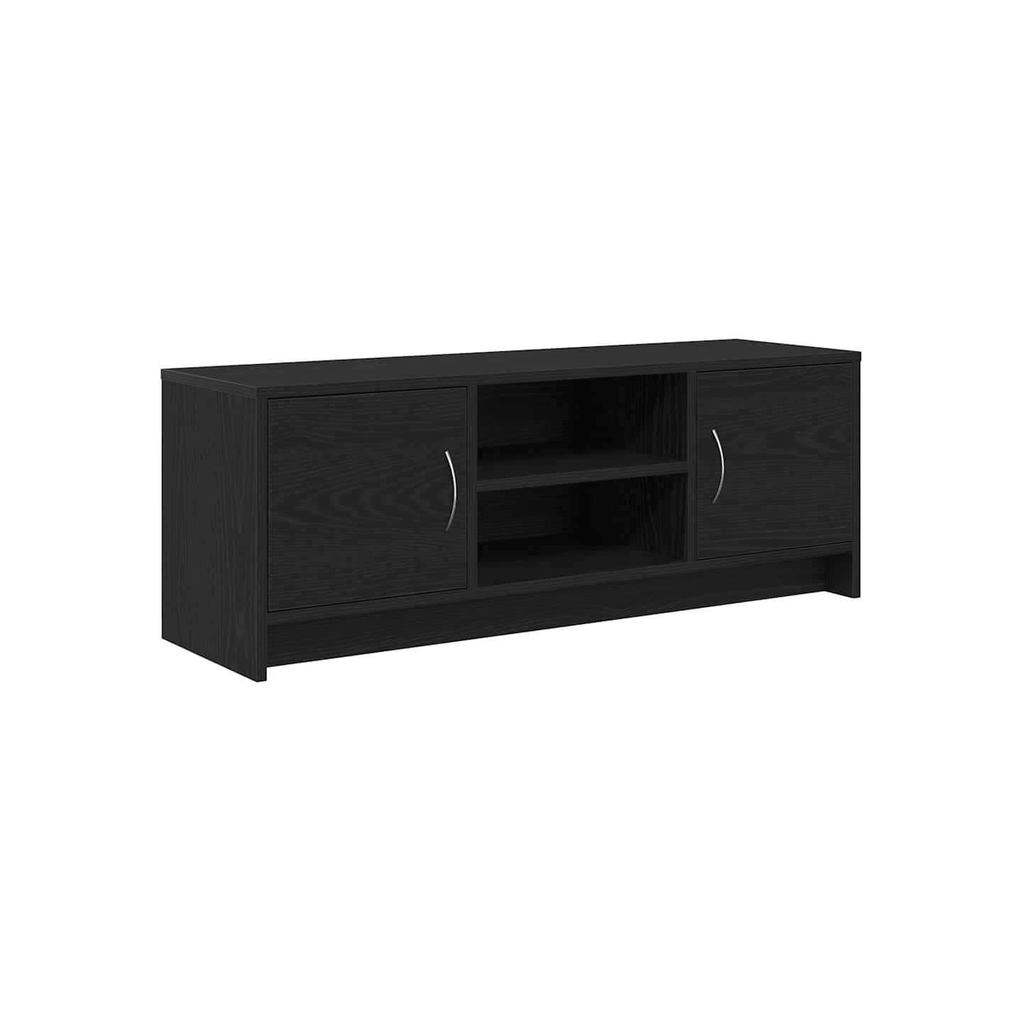 Meuble TV en chêne noir 102 x 30 x 37,5 cm bois d'ingénierie