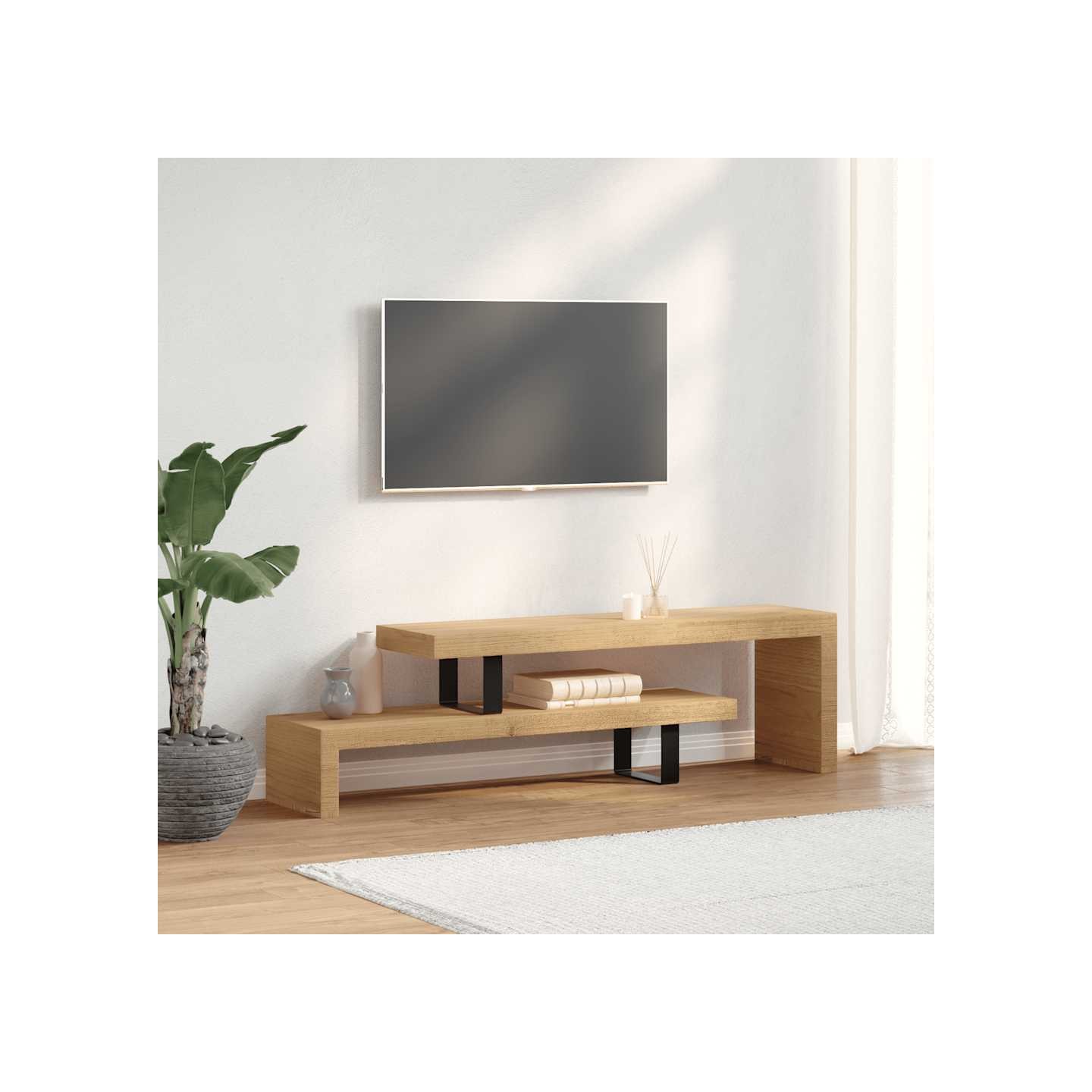 Meuble TV Bois de manguier massif