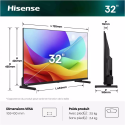 TV QLED Hisense 32A5S 32" Full HD VIDAA Dolby Atmos | Nimestore