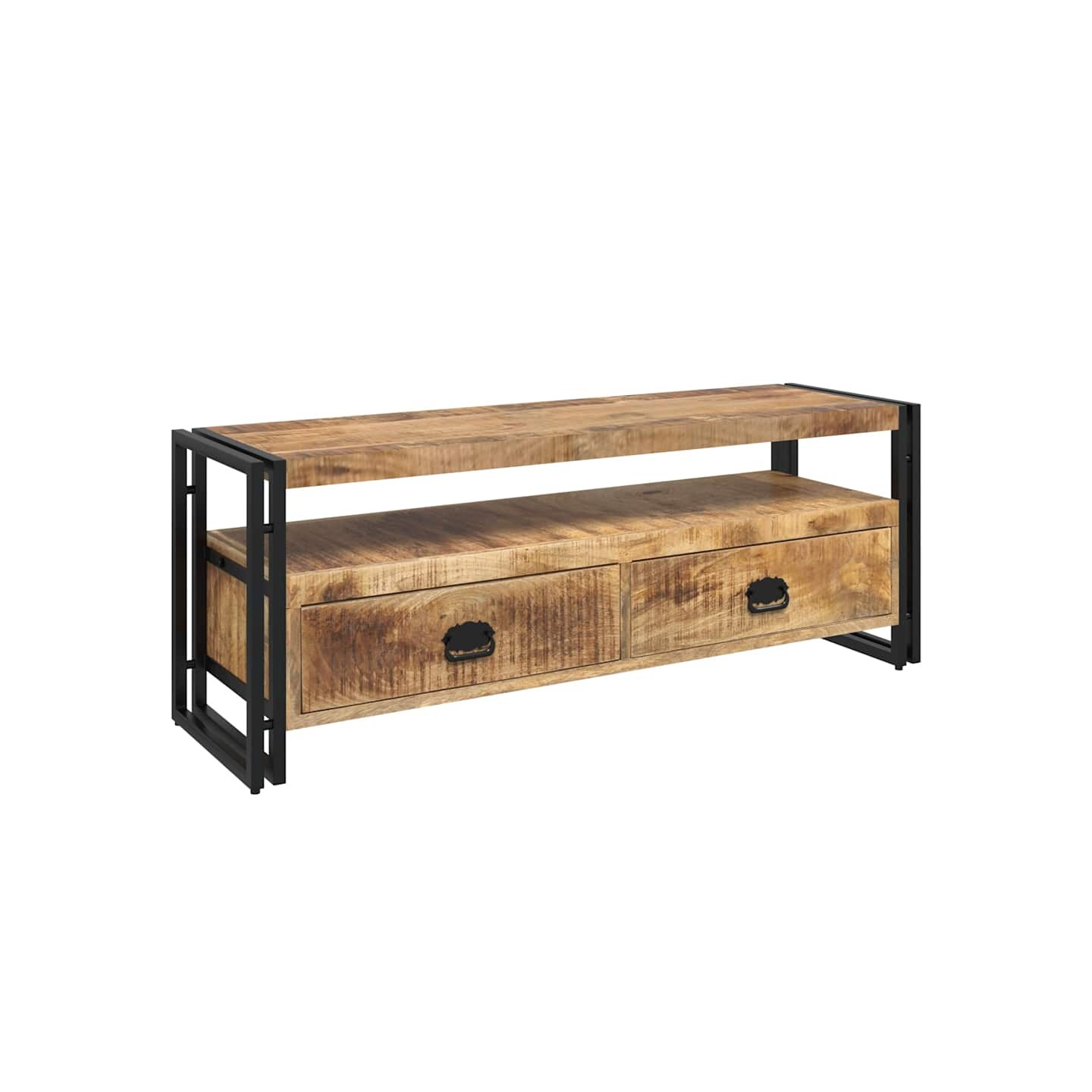 Meuble TV 120x35x45 cm Bois solide de manguier