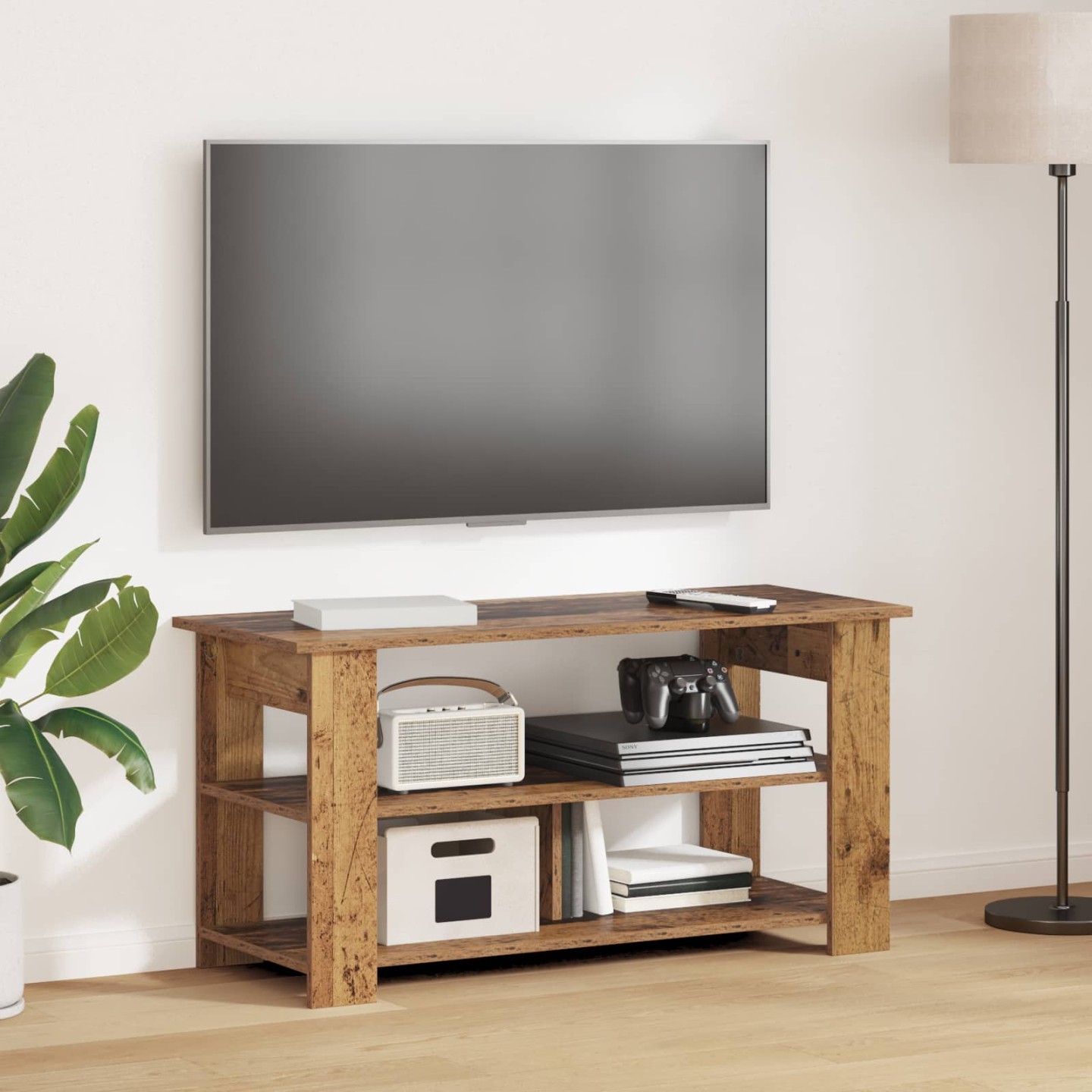 Support de télévision Bois ancien 100 x 40 x 50 cm