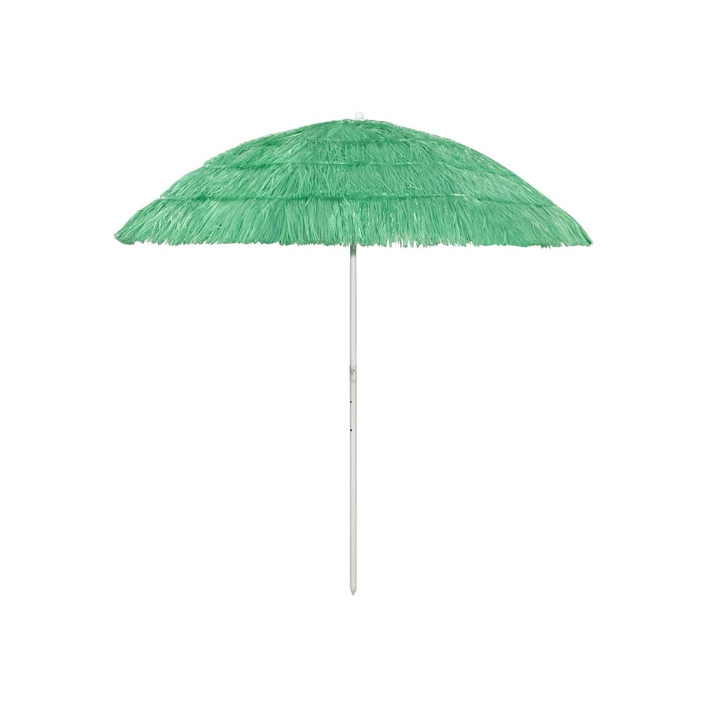 Parasol de plage Hawaii vert 240 cm