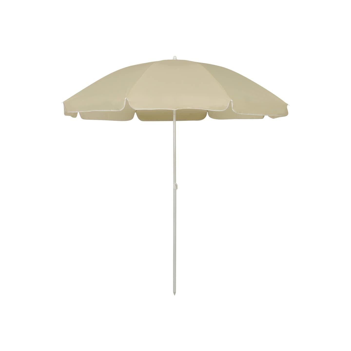 Parasol de plage jaune sable 240 cm
