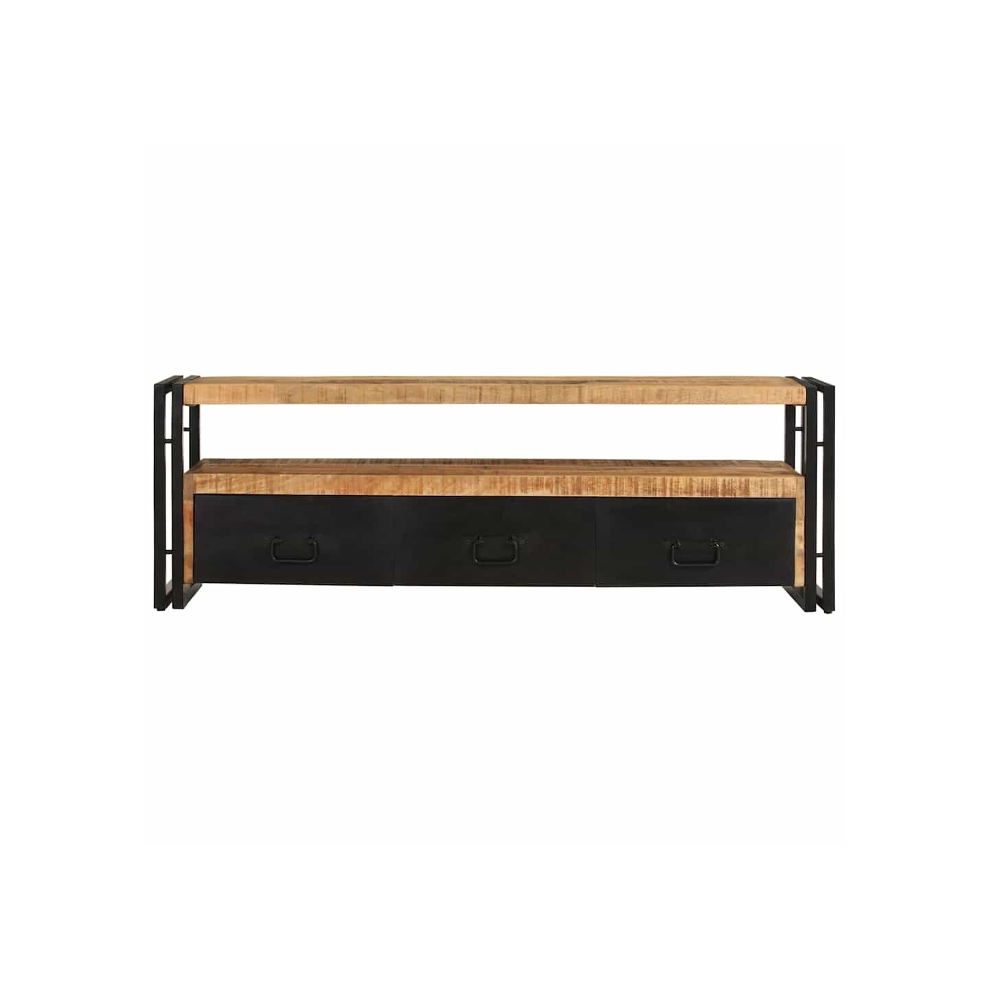 Meuble TV 120x30x40 cm Bois massif de manguier