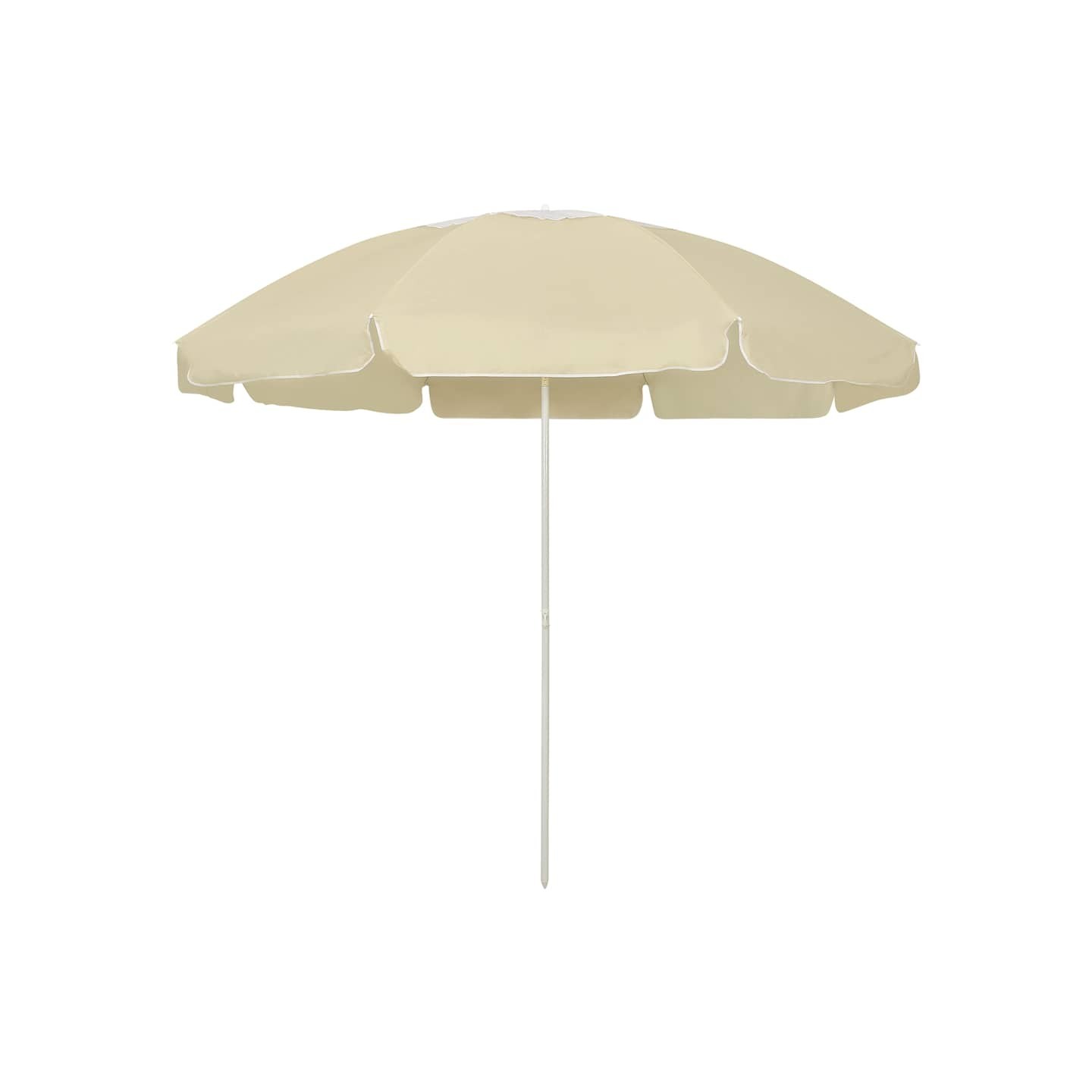 Parasol de plage jaune sable 240 cm