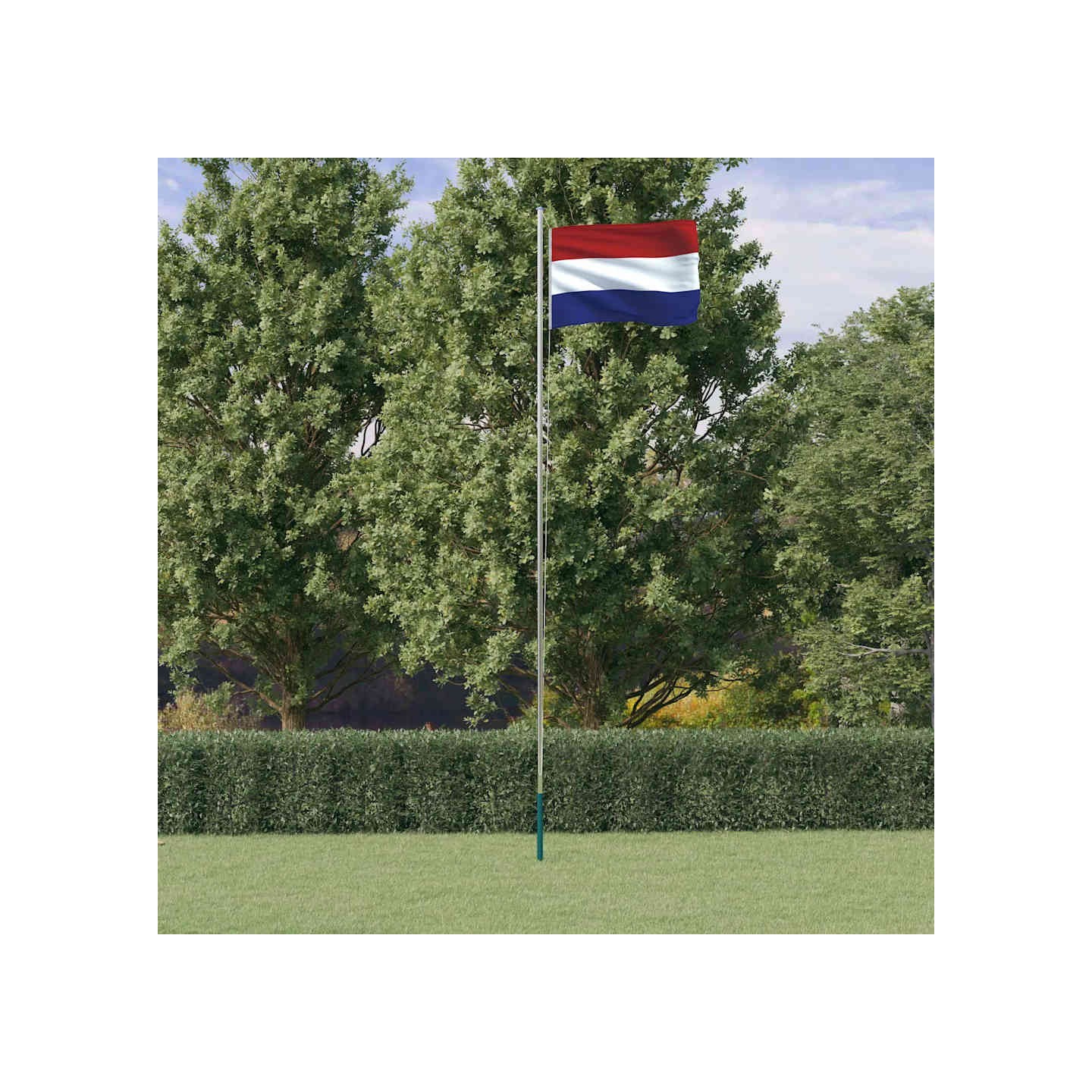 Drapeau des Pays-Bas et mât 6,08 m Aluminium