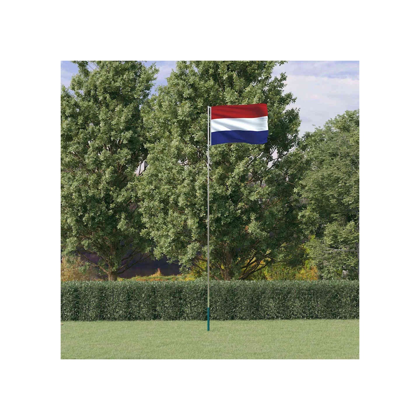 Drapeau des Pays-Bas et mât 5,5 m Aluminium